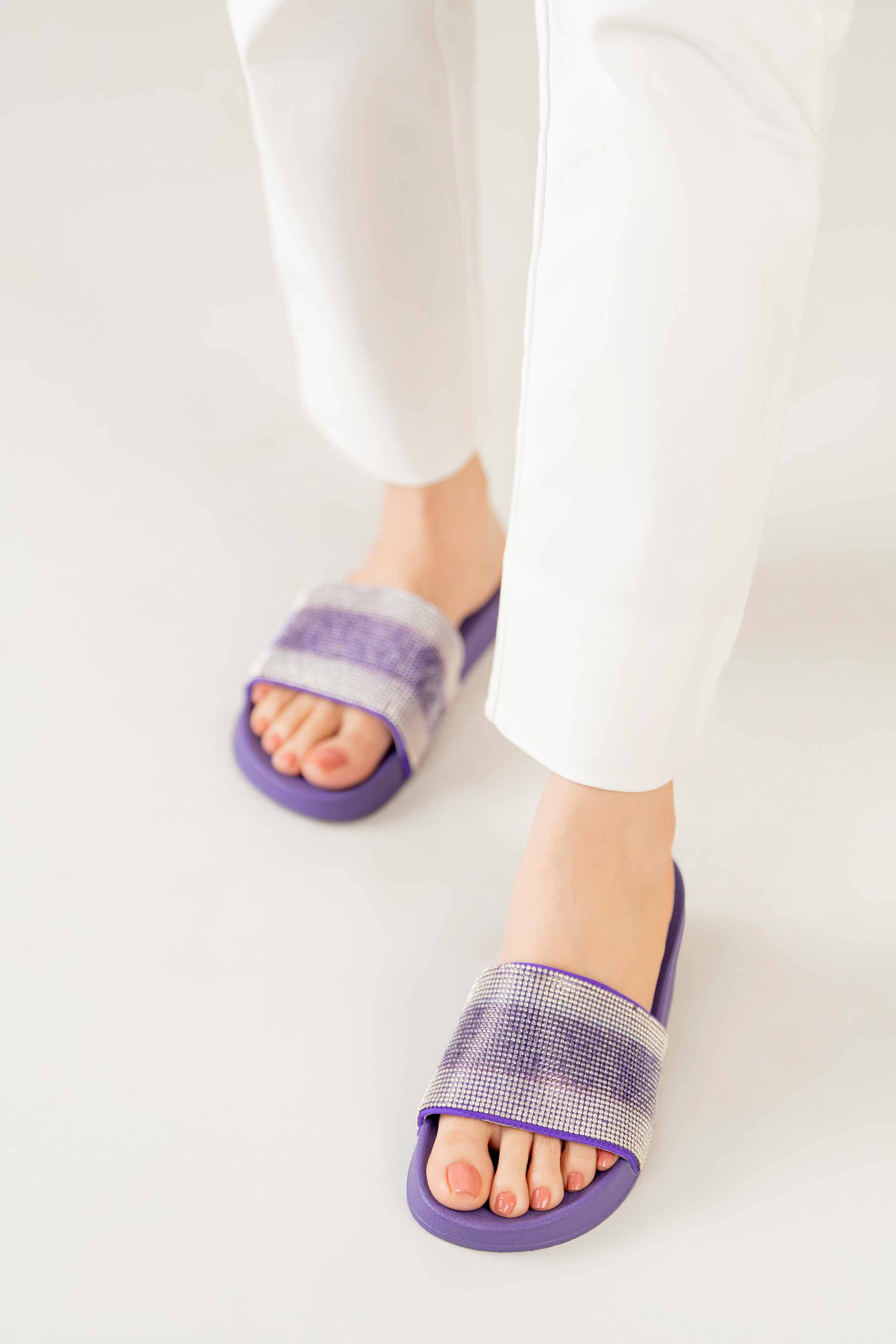 Purple Chappal-440572909 for Women - Fashion Collection | Nishat | Shop Online