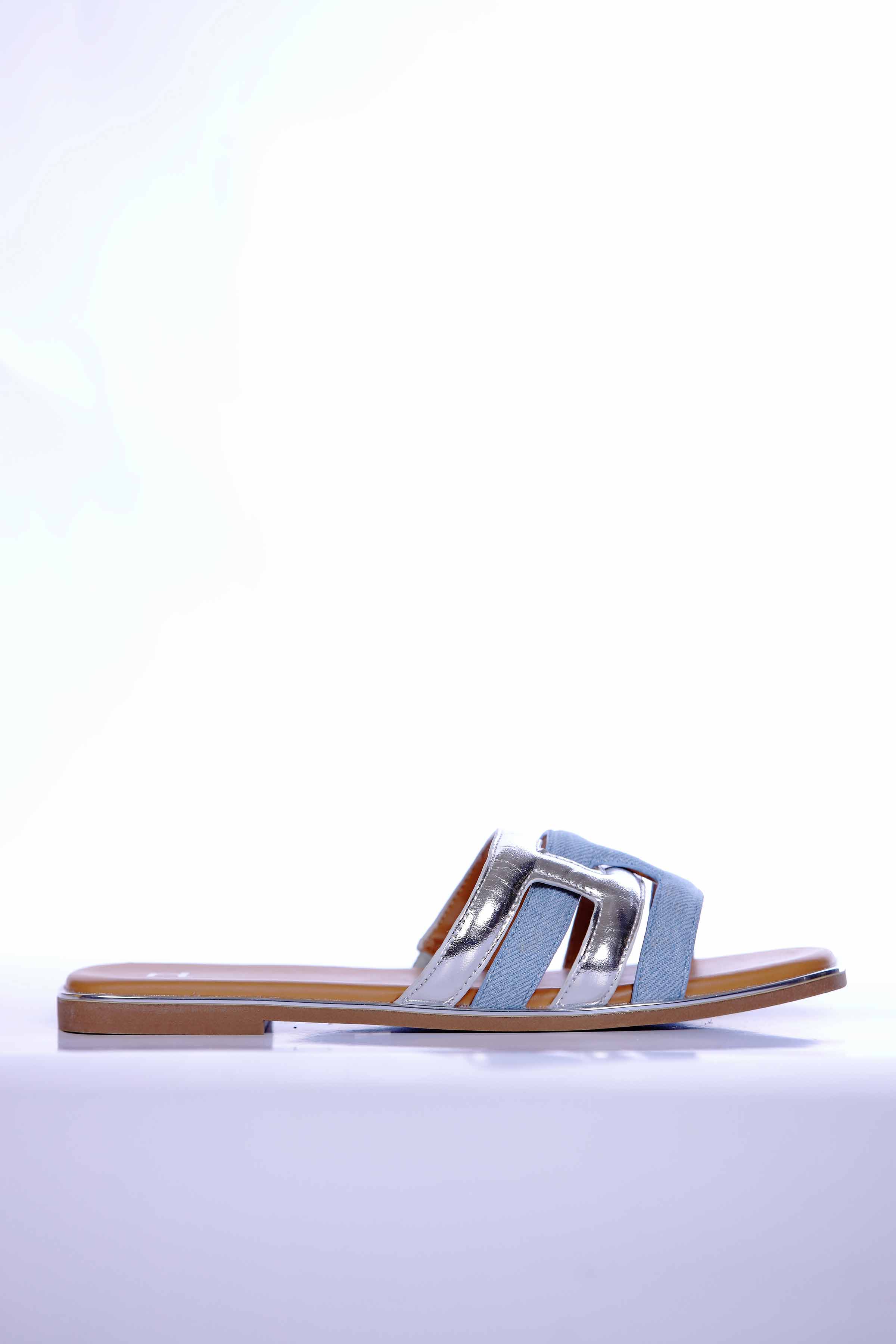 Silver Chappal-440592920 for Women - Fashion Collection | Nishat | Shop Online