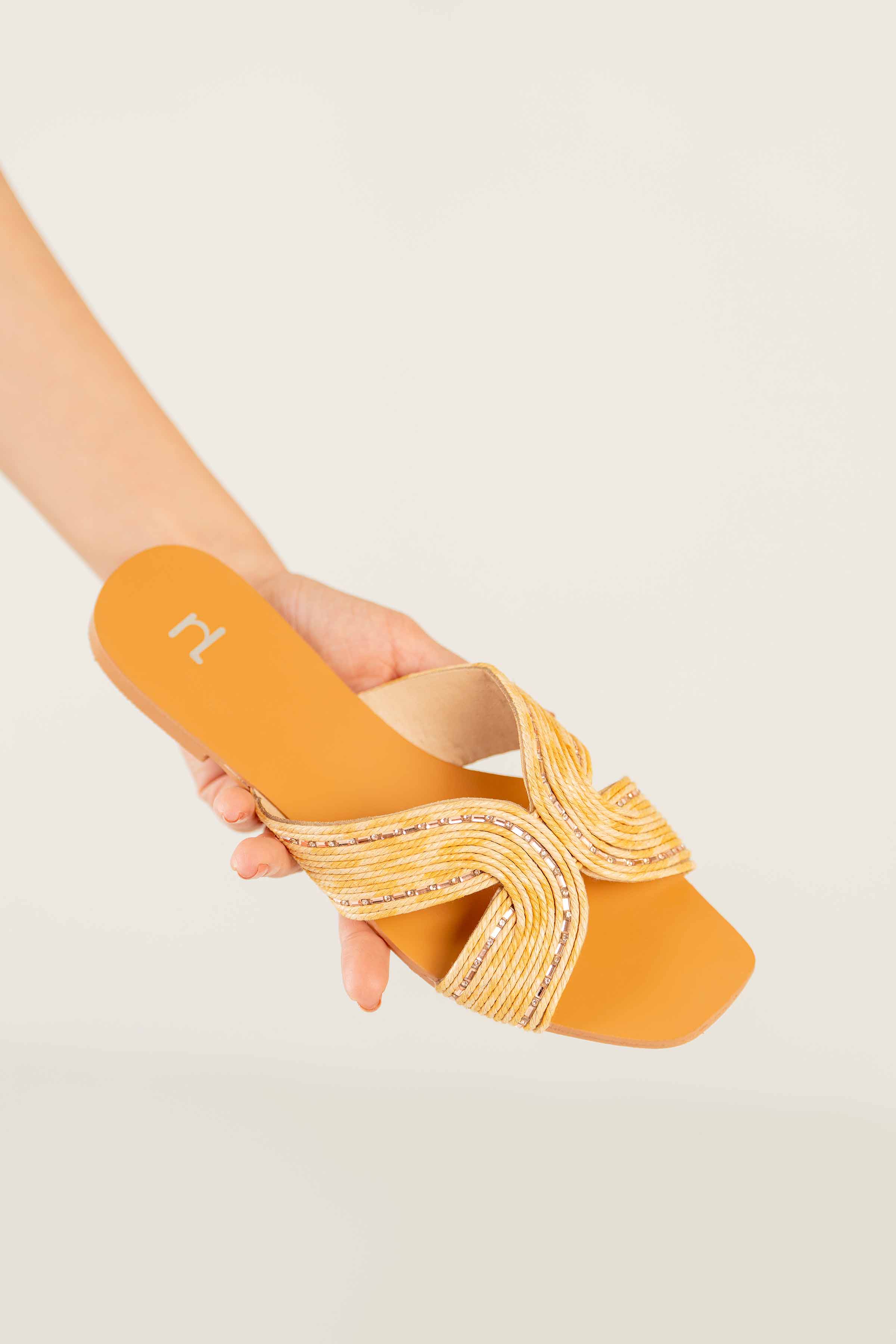 Yellow Chappal-440702902 for Women - Fashion Collection | Nishat | Shop Online
