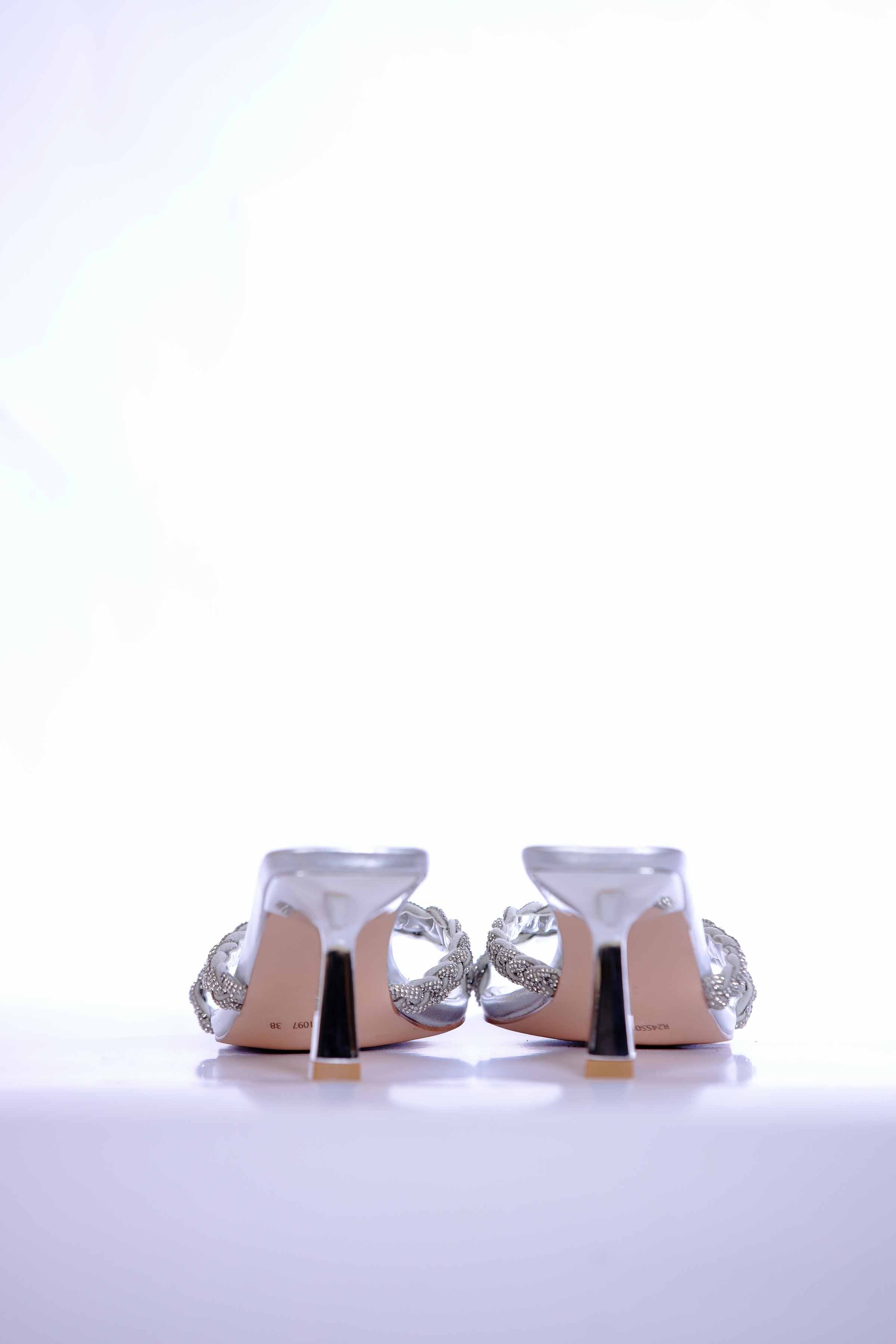 Silver Heel-440712920 for Women - Fashion Collection | Nishat | Shop Online