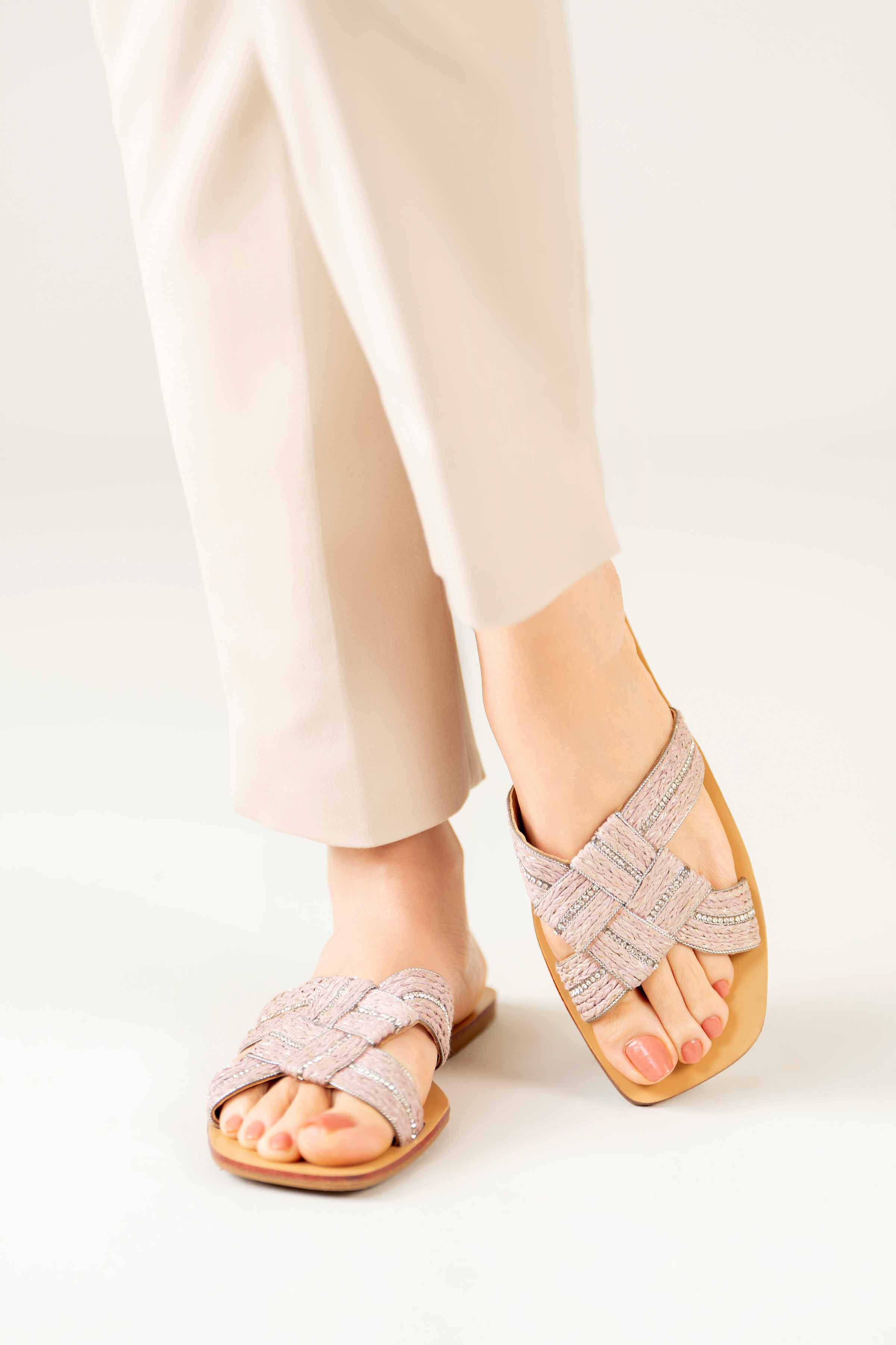 Purple Chappal-440722909 for Women - Fashion Collection | Nishat | Shop Online