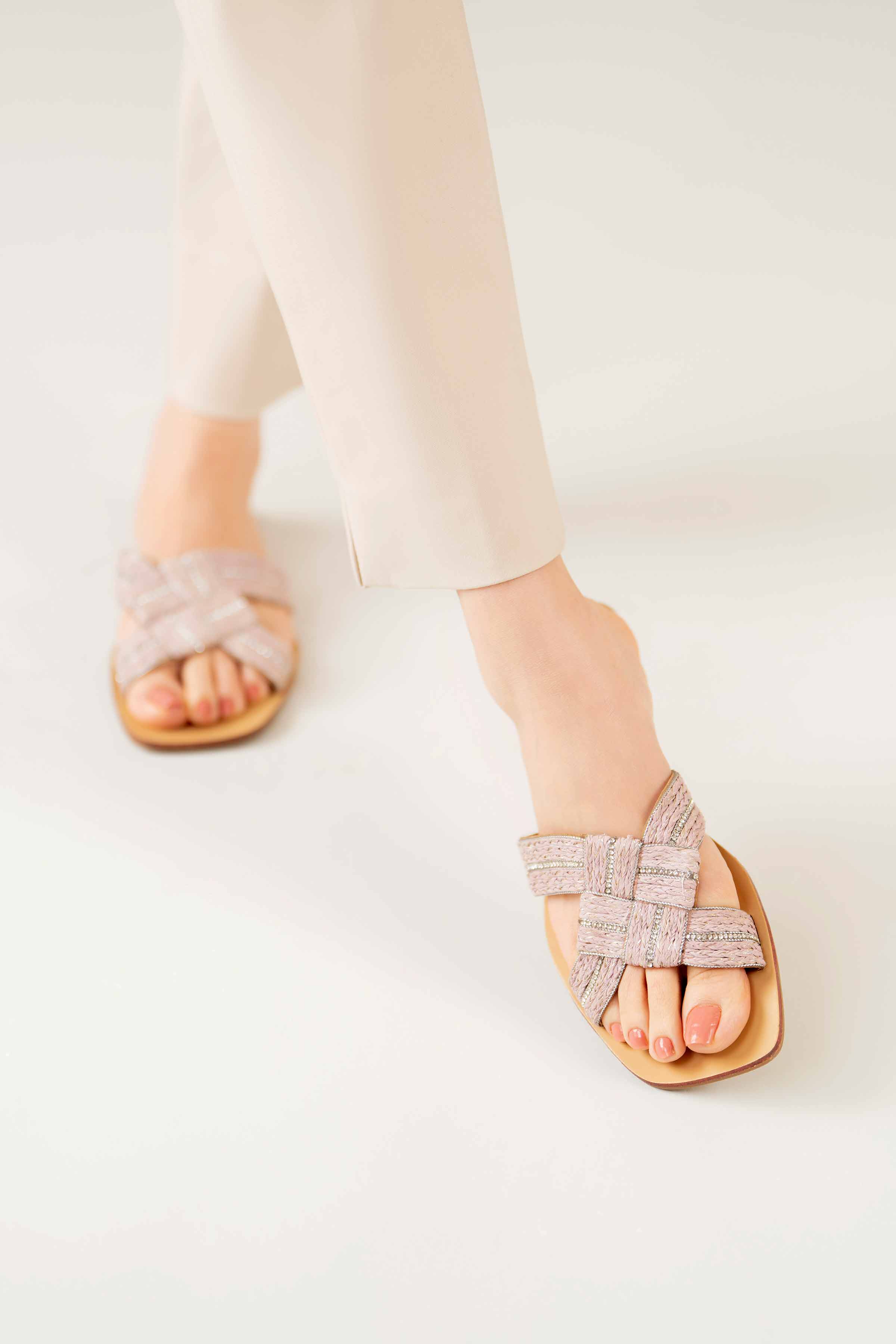 Purple Chappal-440722909 for Women - Fashion Collection | Nishat | Shop Online