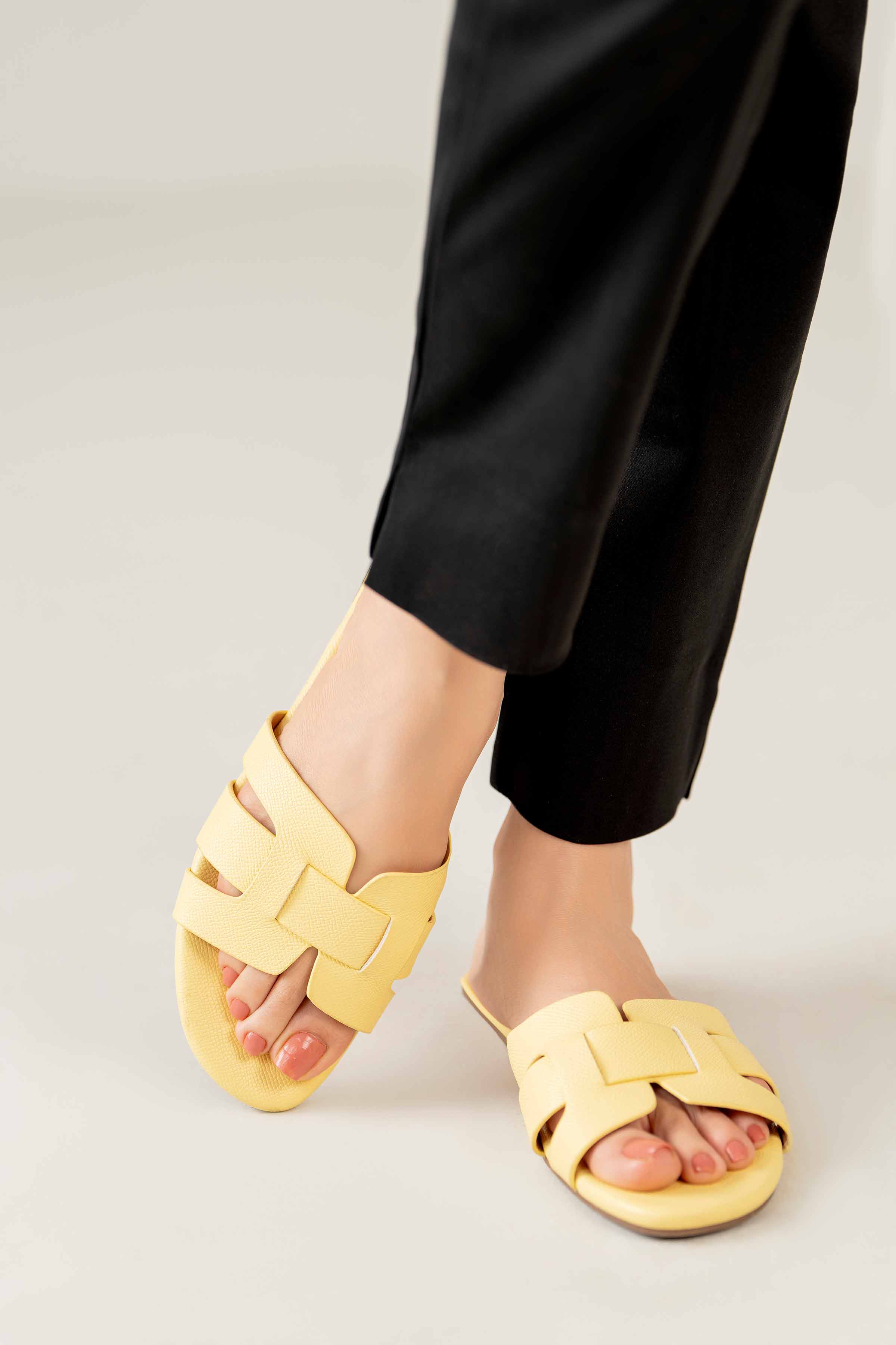 Yellow Chappal-440732902 for Women - Fashion Collection | Nishat | Shop Online