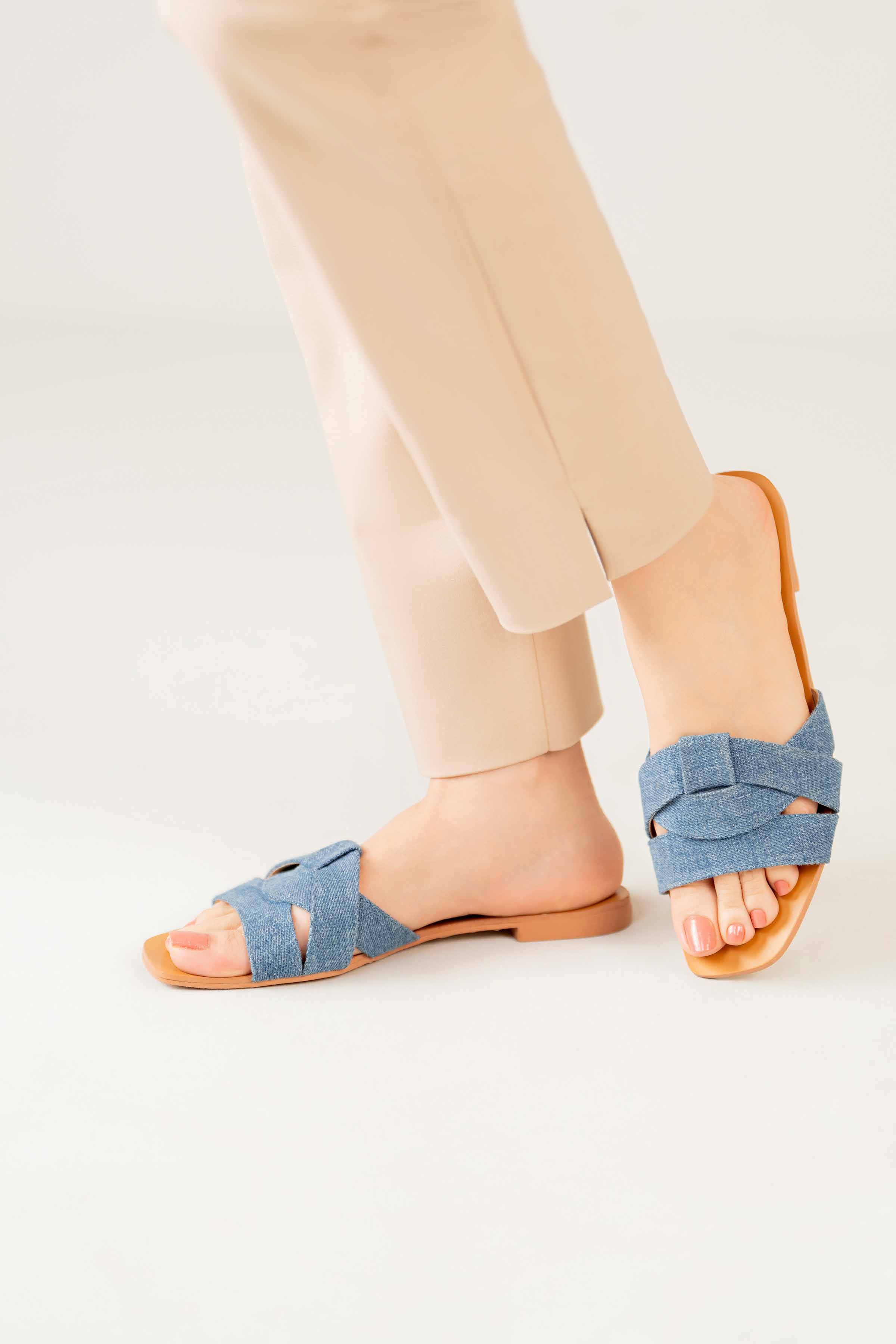 Blue Chappal-440792908 for Women - Fashion Collection | Nishat | Shop Online