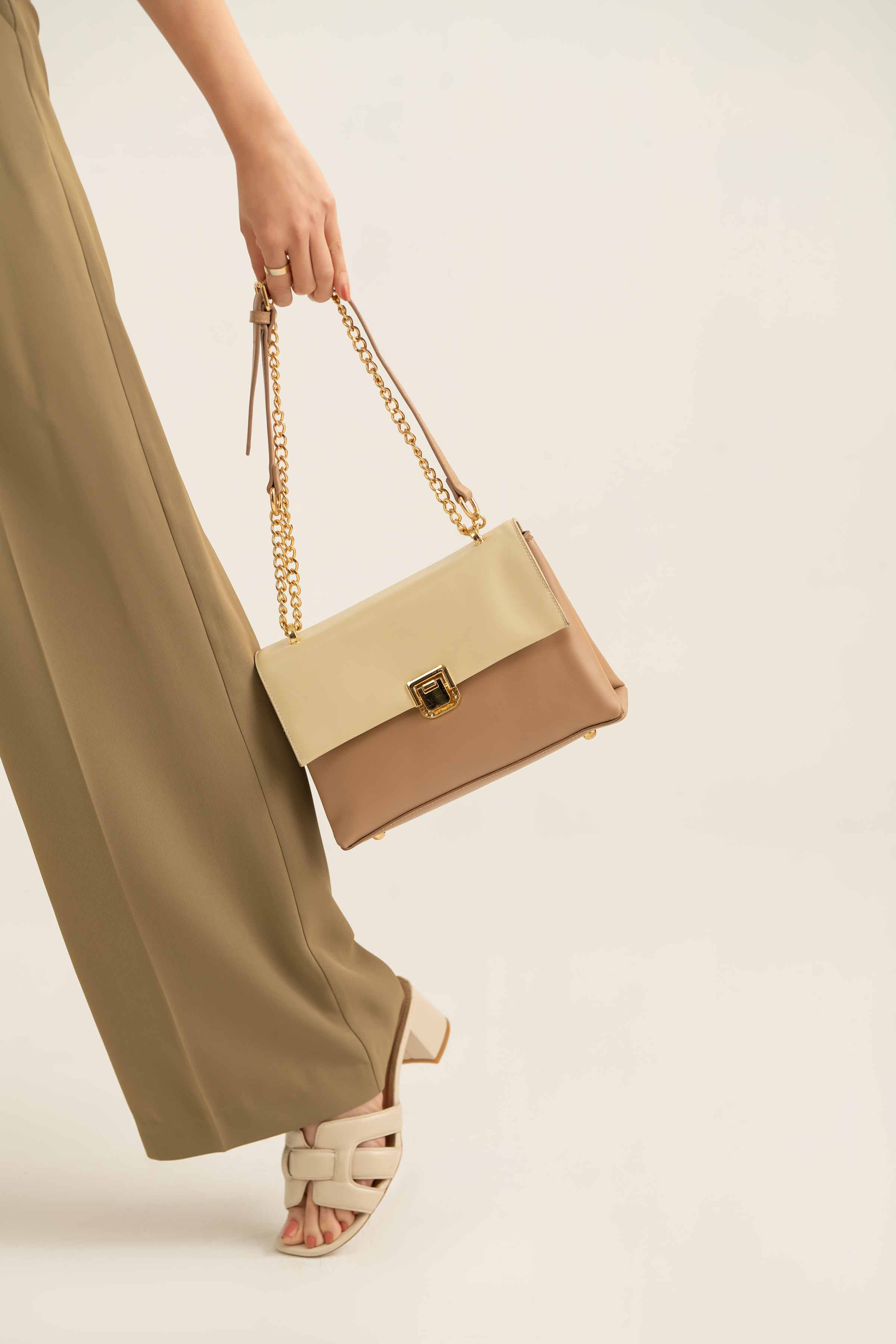 Nude Shoulder Bag-440812126 for Women - Fashion Collection | Nishat | Shop Online