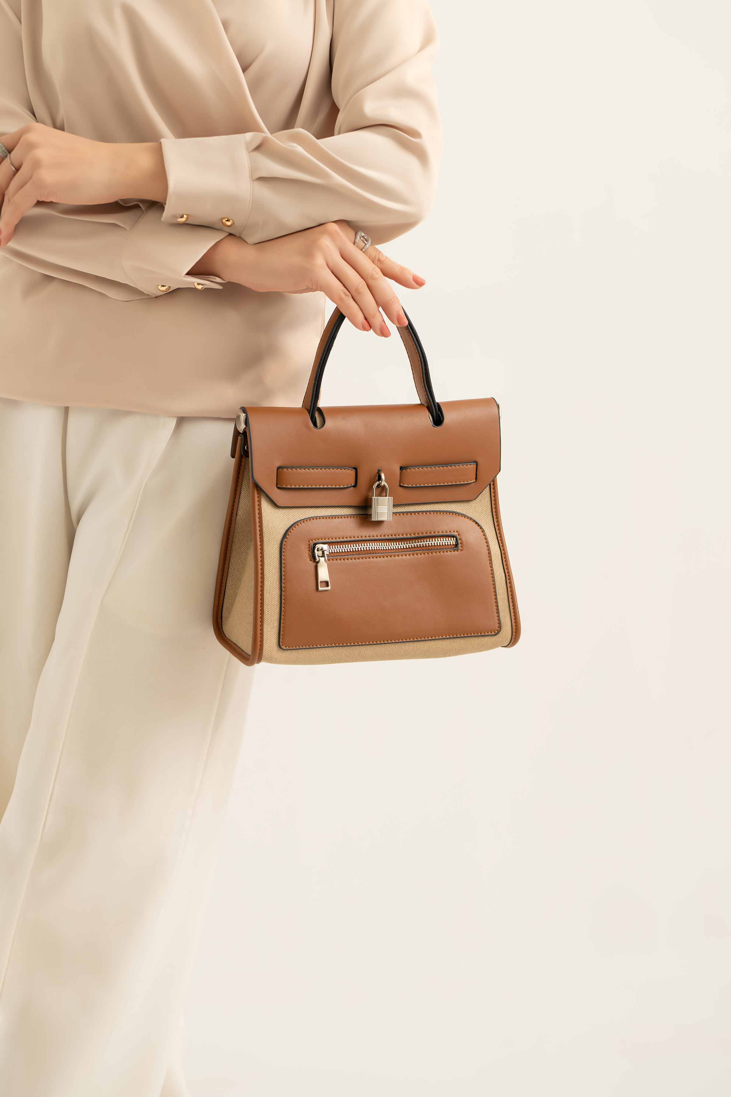 Brown Shoulder Bag-440822113 for Women - Fashion Collection | Nishat | Shop Online