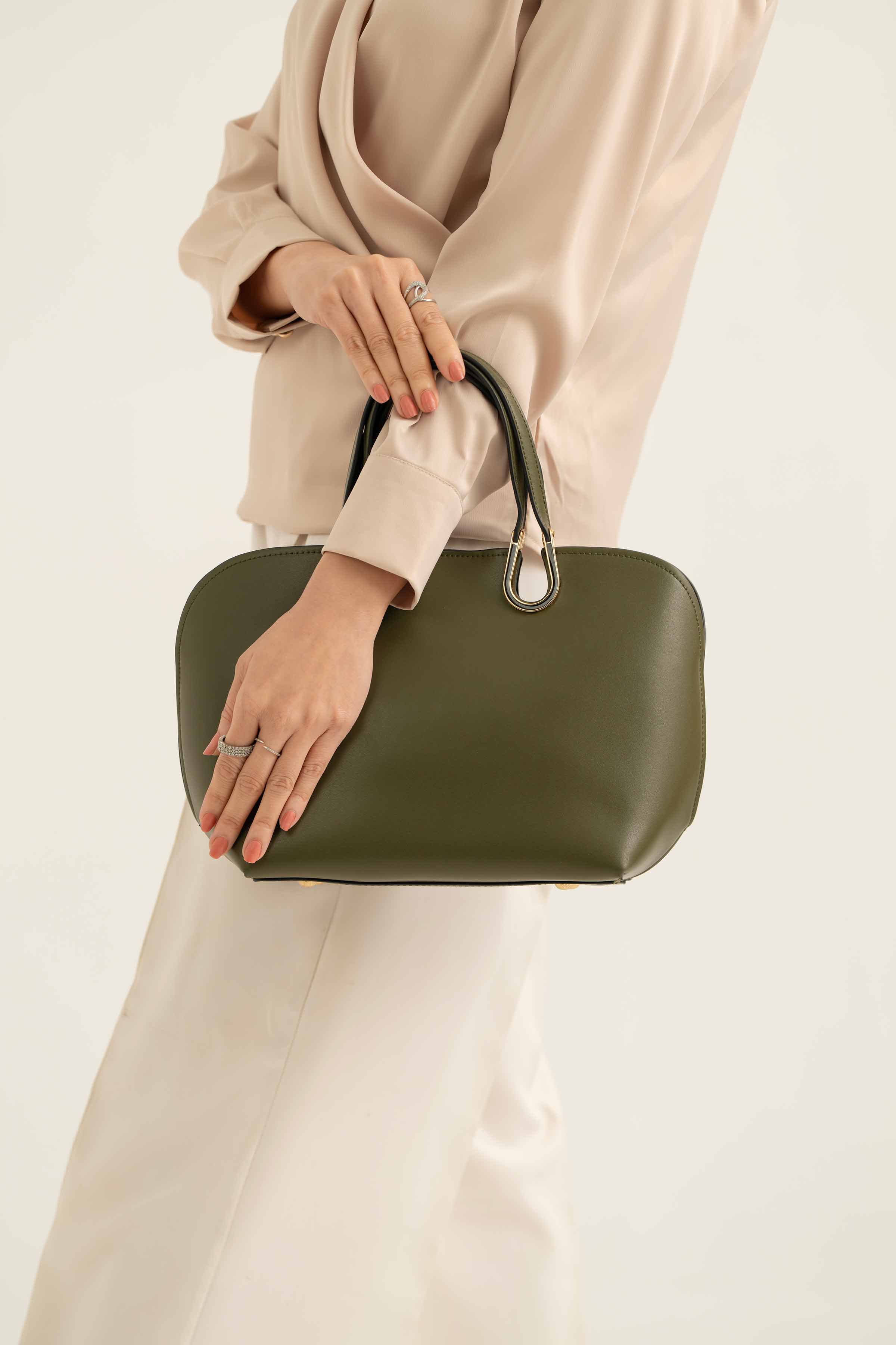 Green Shoulder Bag-440982104 for Women - Fashion Collection | Nishat | Shop Online