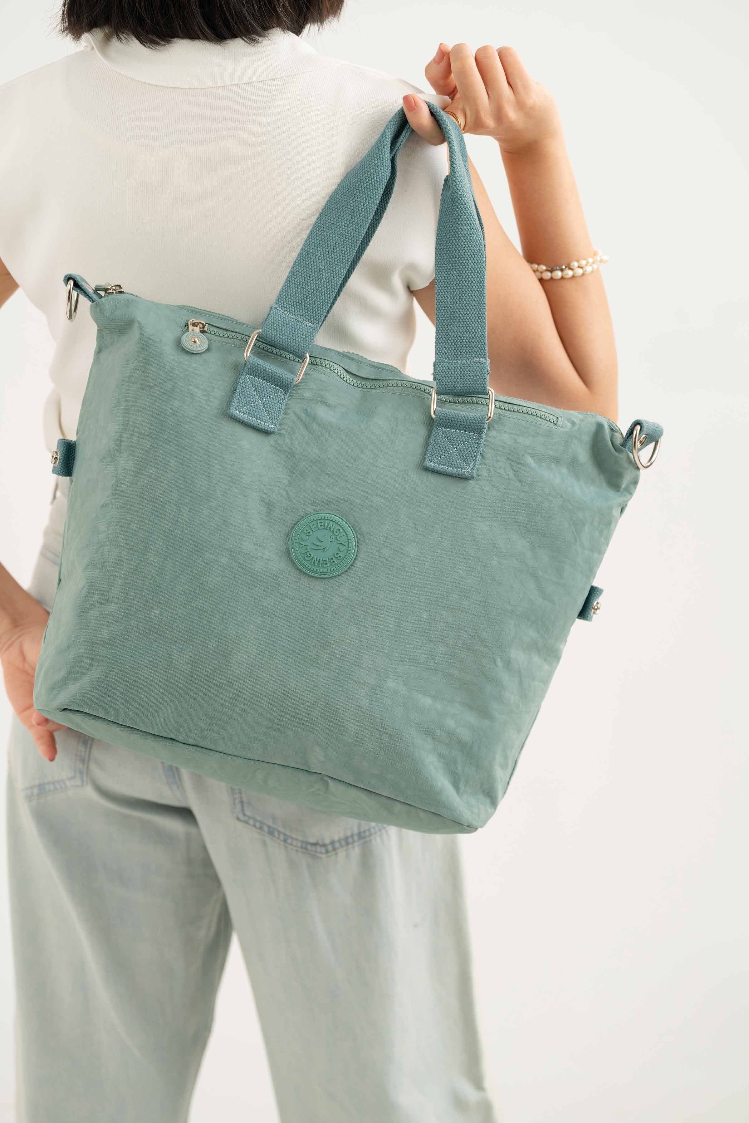Green Tote Bag-441042104 for Women - Fashion Collection | Nishat | Shop Online