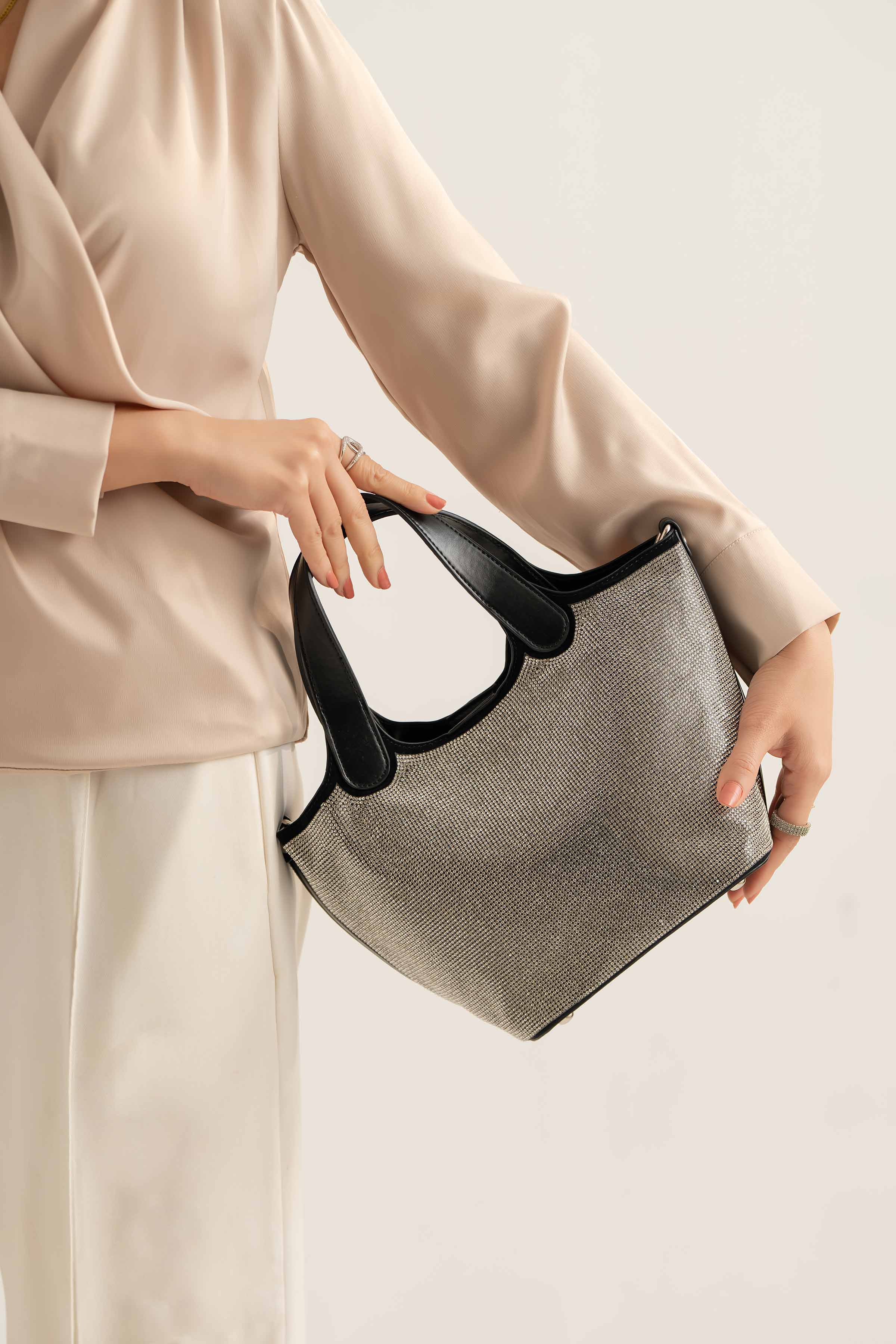 Silver Clutch-441132120 for Women - Fashion Collection | Nishat | Shop Online