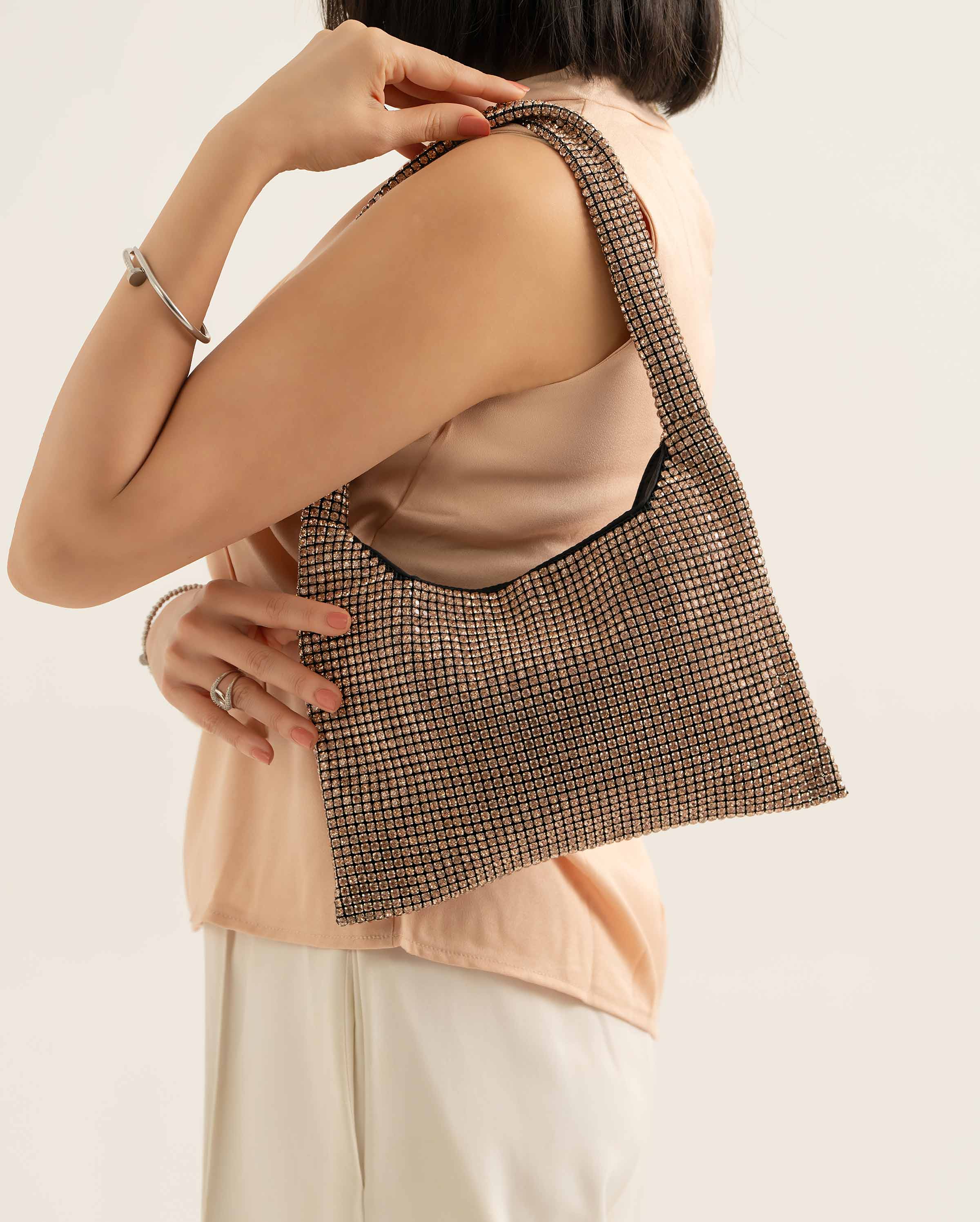 Champagne Pink Clutch-441172114 for Women - Fashion Collection | Nishat | Shop Online