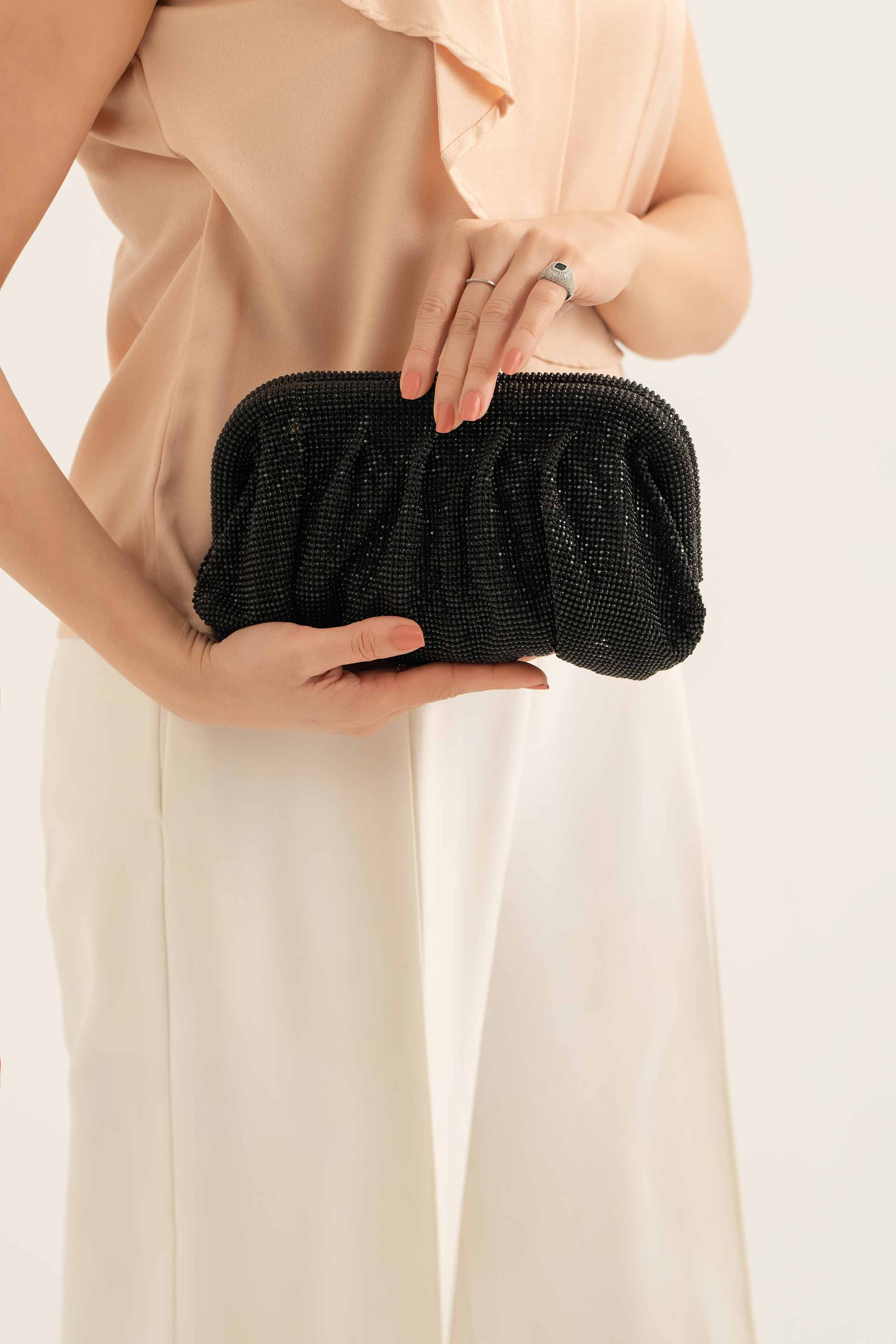 Black Clutch-441262103 for Women - Fashion Collection | Nishat | Shop Online
