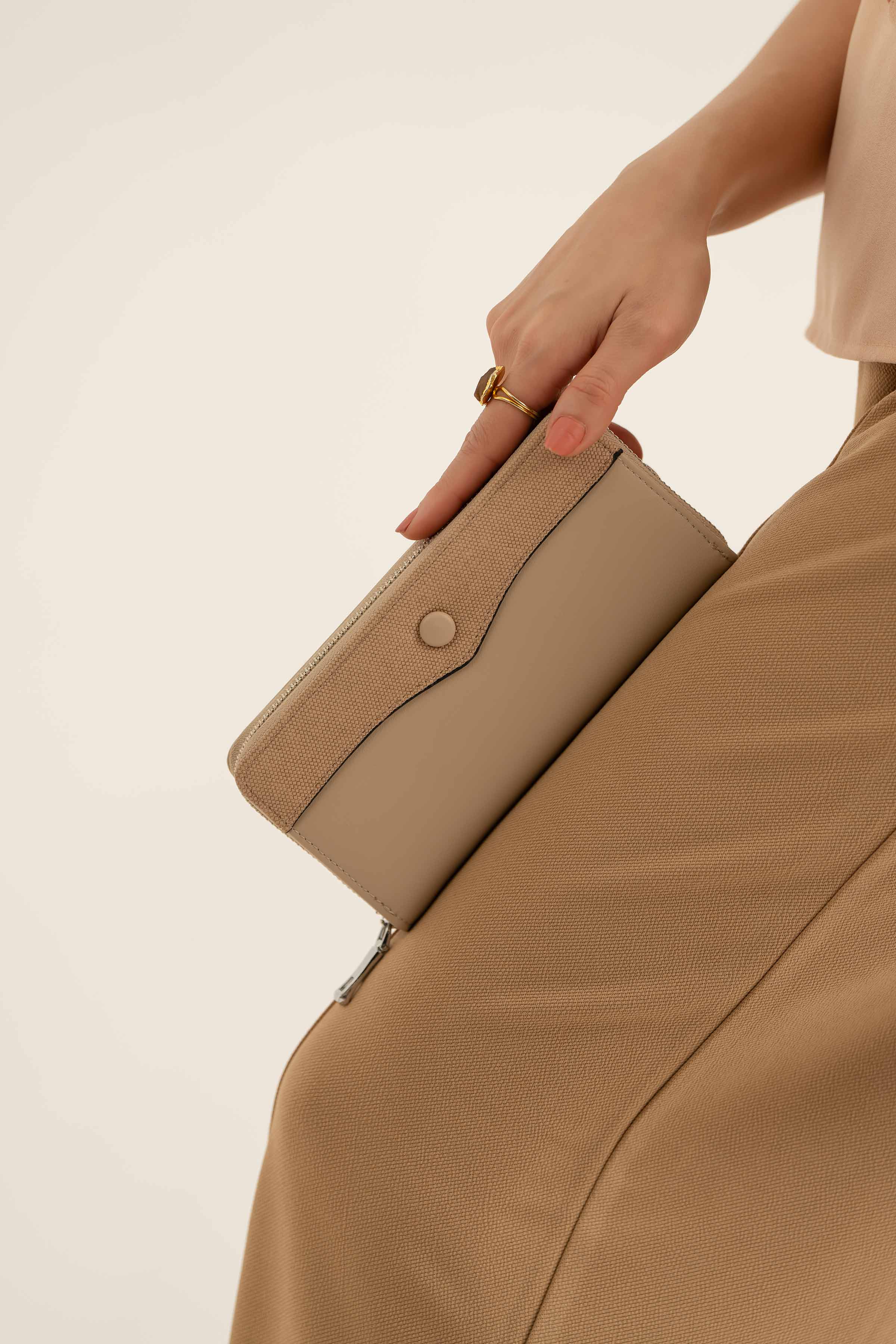 Beige Wallet-441322118 for Women - Fashion Collection | Nishat | Shop Online