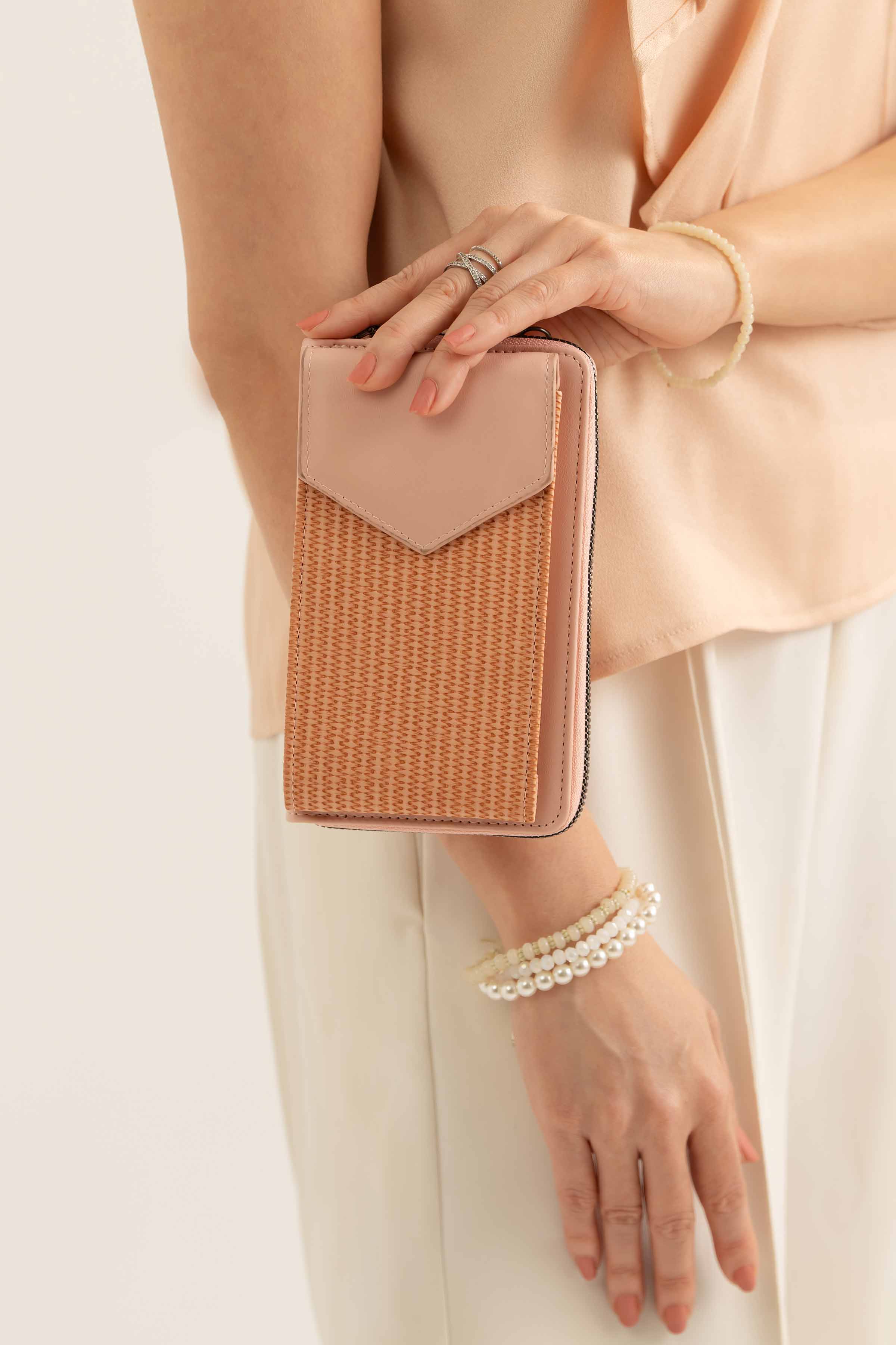 Pink Phone Bag-441342105 for Women - Fashion Collection | Nishat | Shop Online