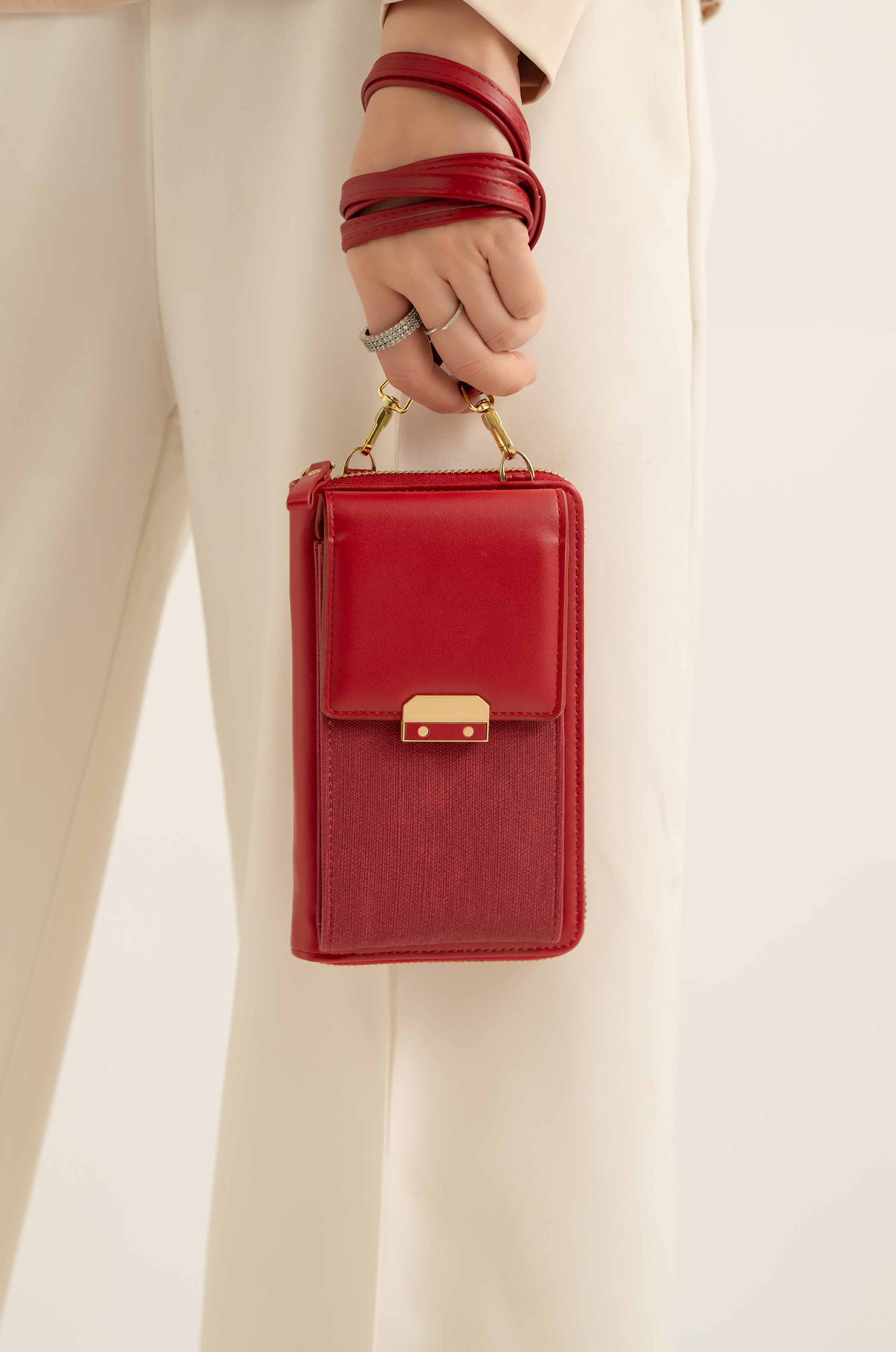 Red Phone Bag-441372101 for Women - Fashion Collection | Nishat | Shop Online