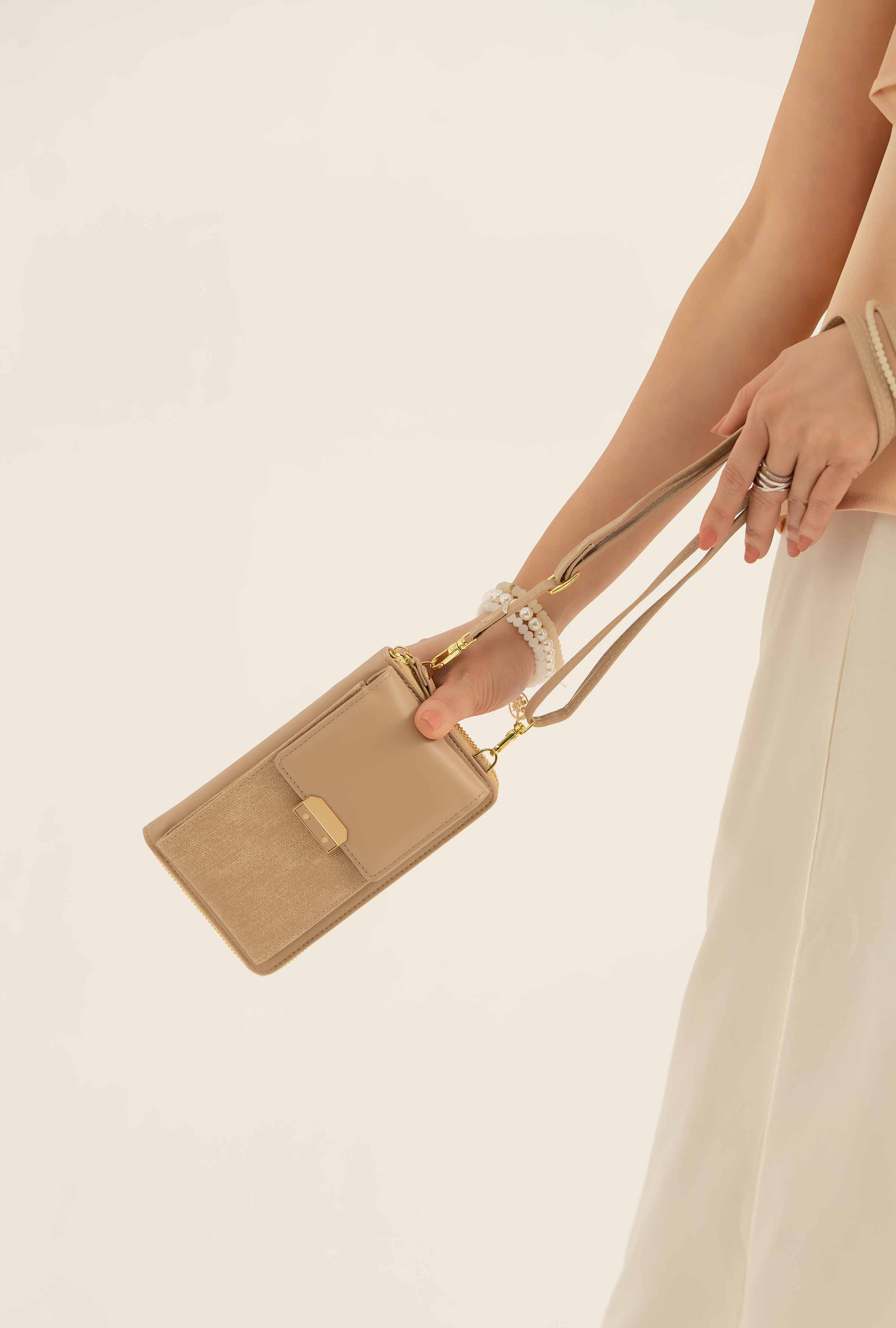 Beige Phone Bag-441372118 for Women - Fashion Collection | Nishat | Shop Online