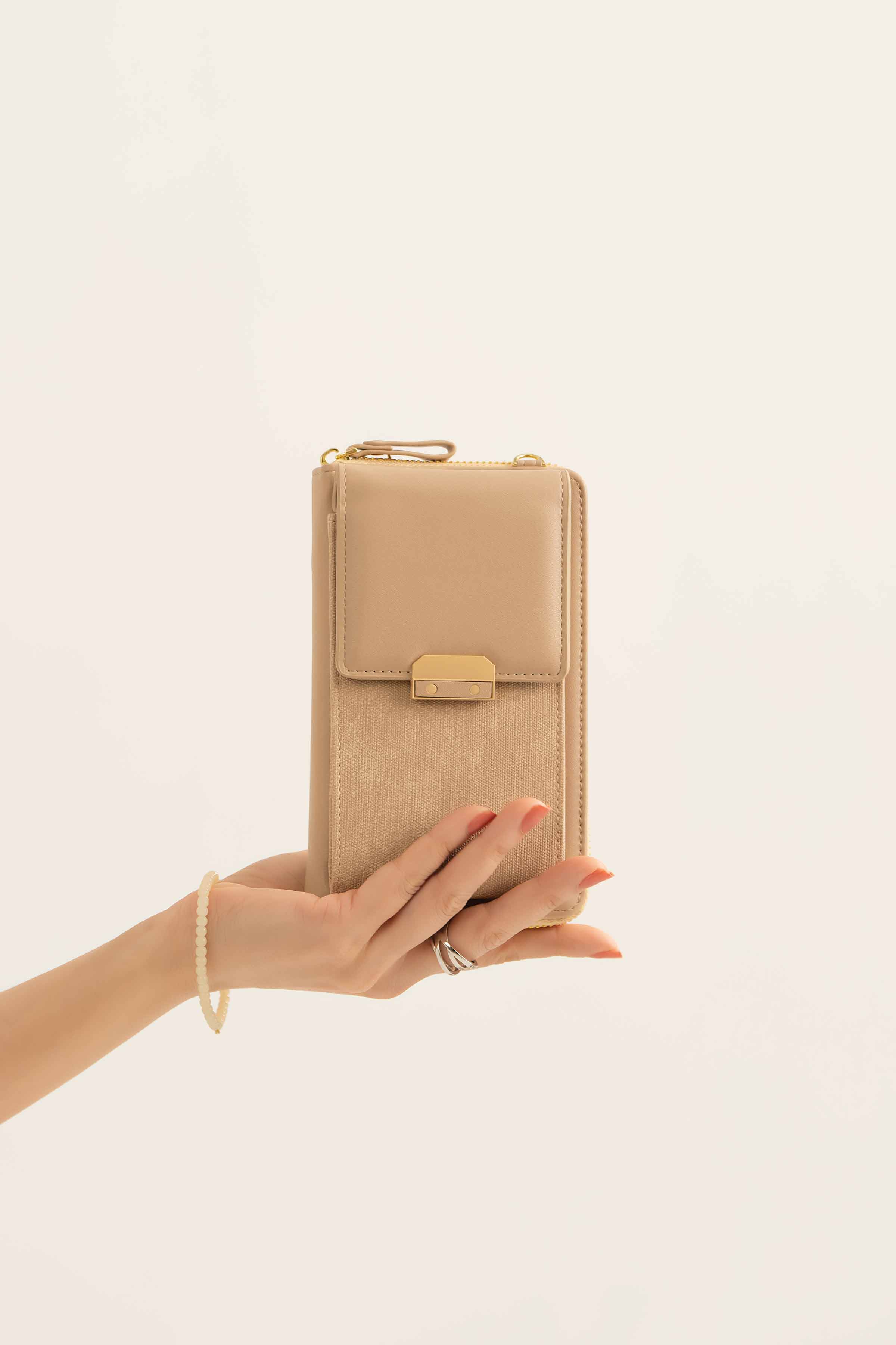 Beige Phone Bag-441372118 for Women - Fashion Collection | Nishat | Shop Online