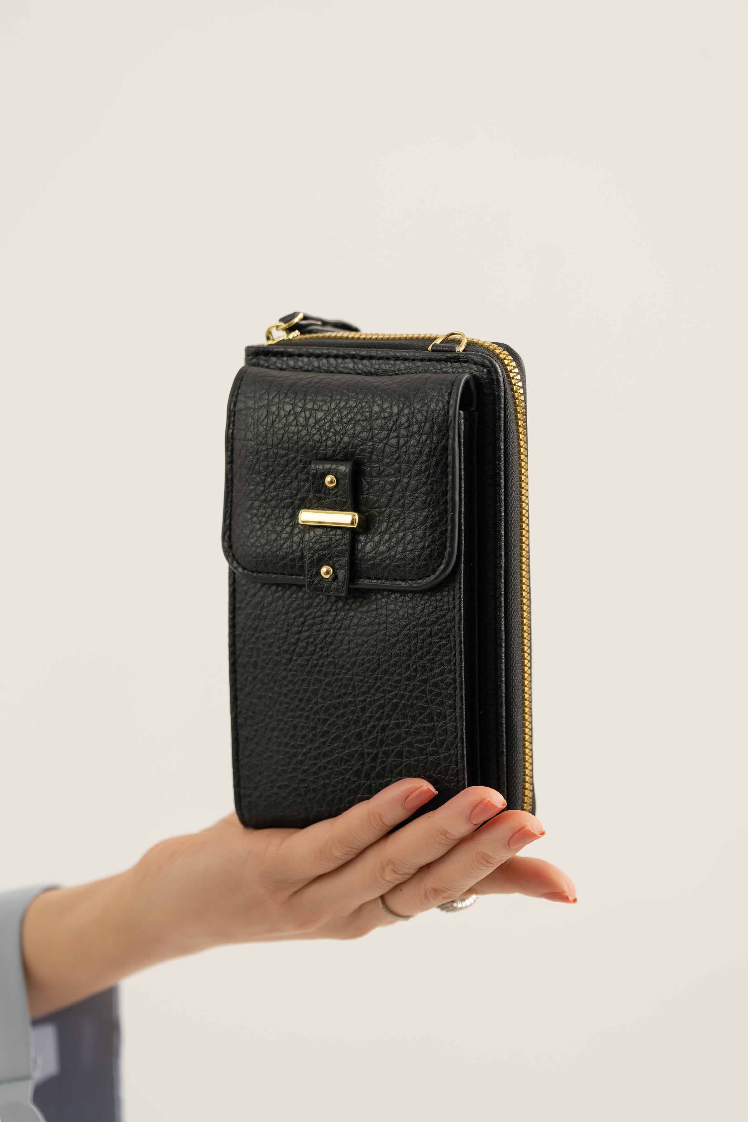 Black Phone Bag-441382103 for Women - Fashion Collection | Nishat | Shop Online