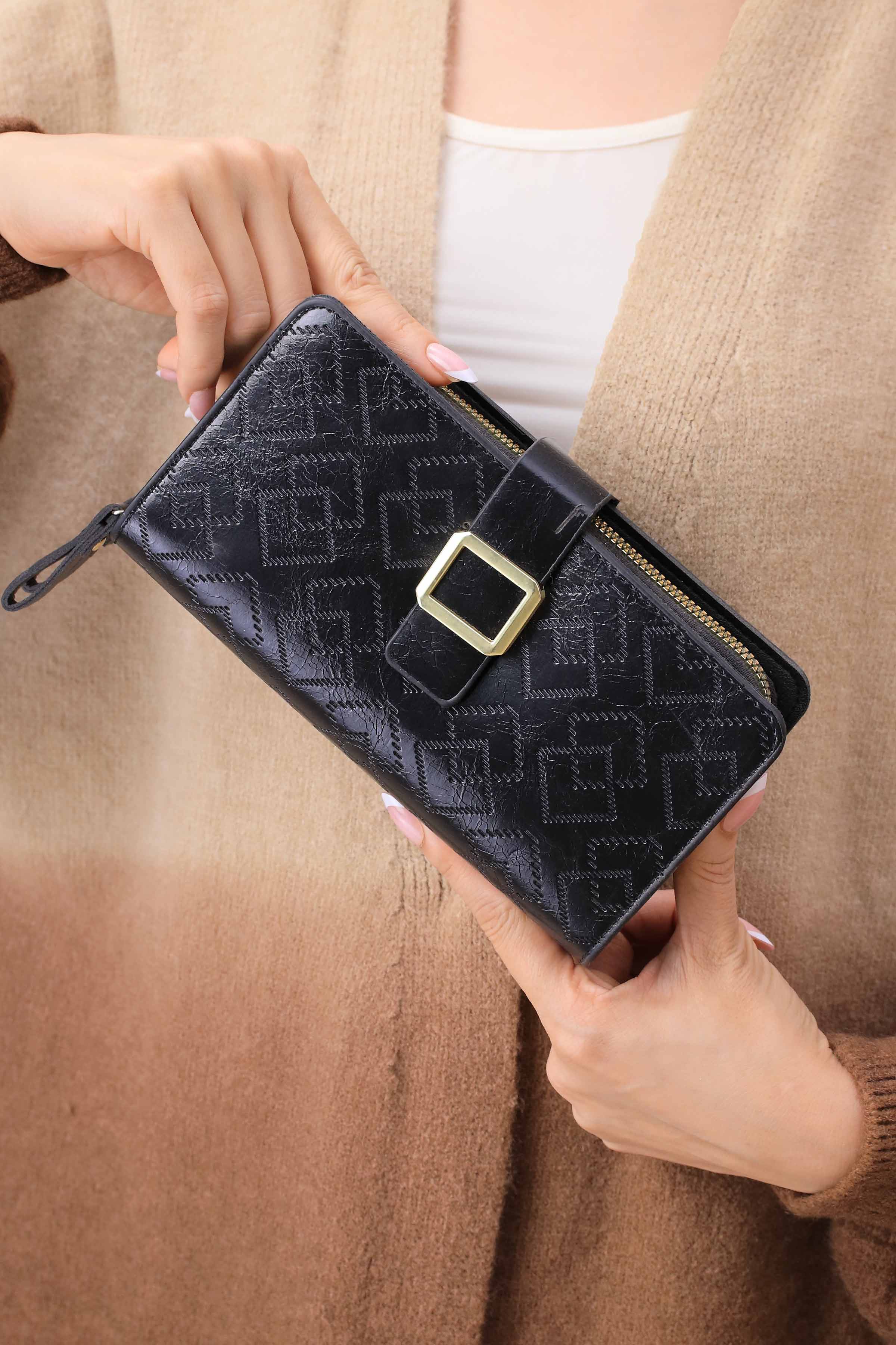 Black Wallet-441562103-for Women - Bag Winter Collection | Nishat | Shop Online