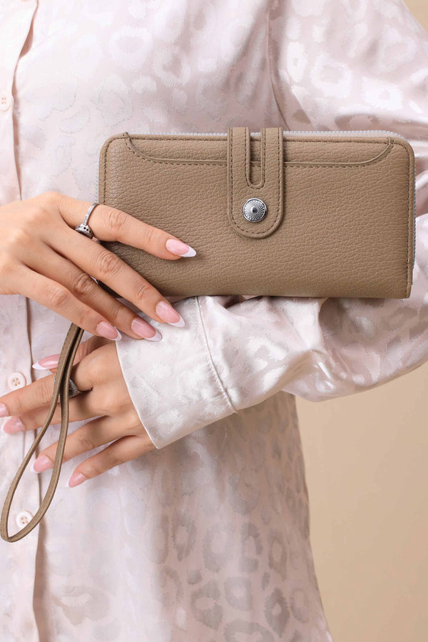 Khaki Wallet-441572130-for Women - Bag Winter Collection | Nishat | Shop Online
