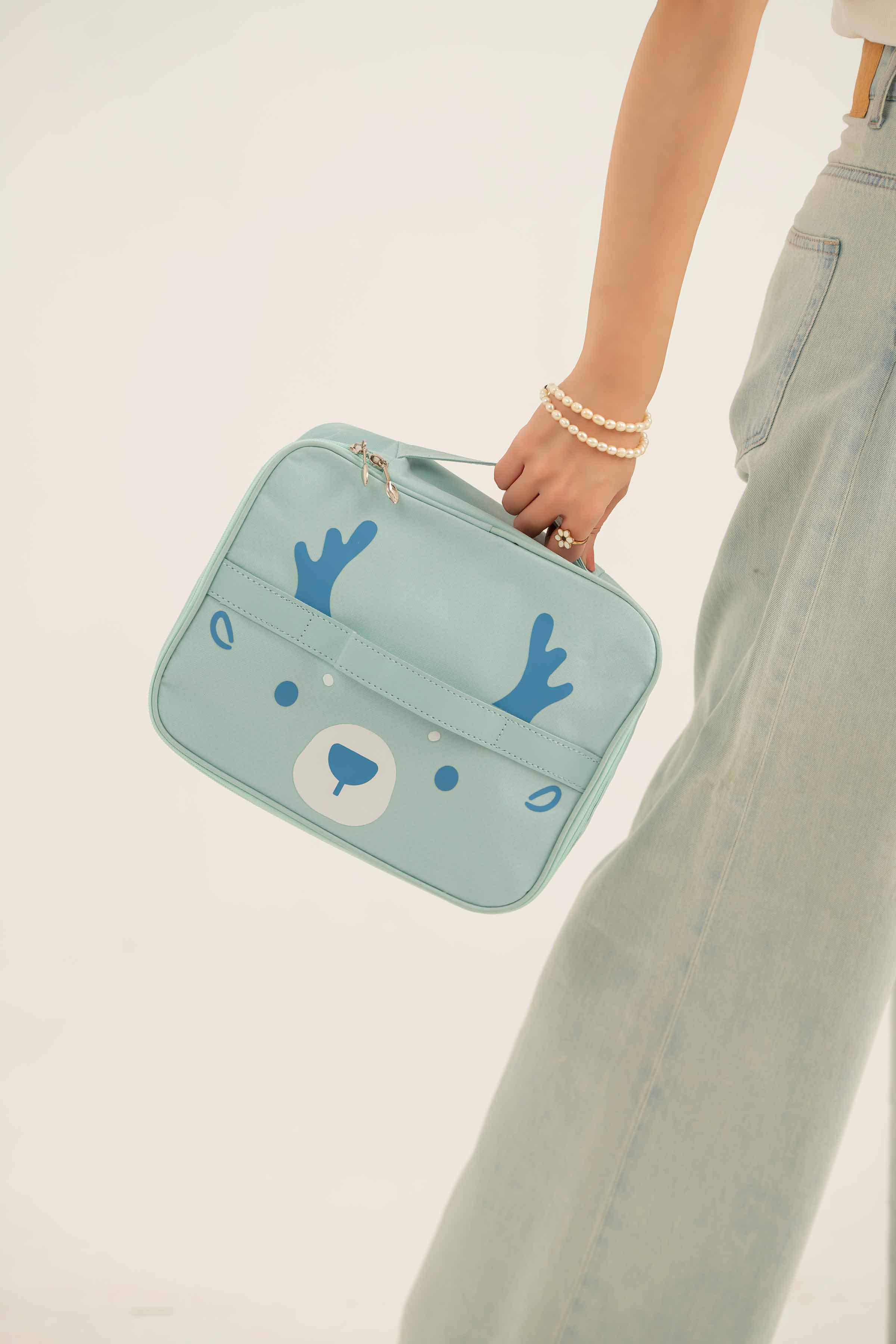 Blue & Navy Vanity Bag-441862121 for Women - Fashion Collection | Nishat | Shop Online