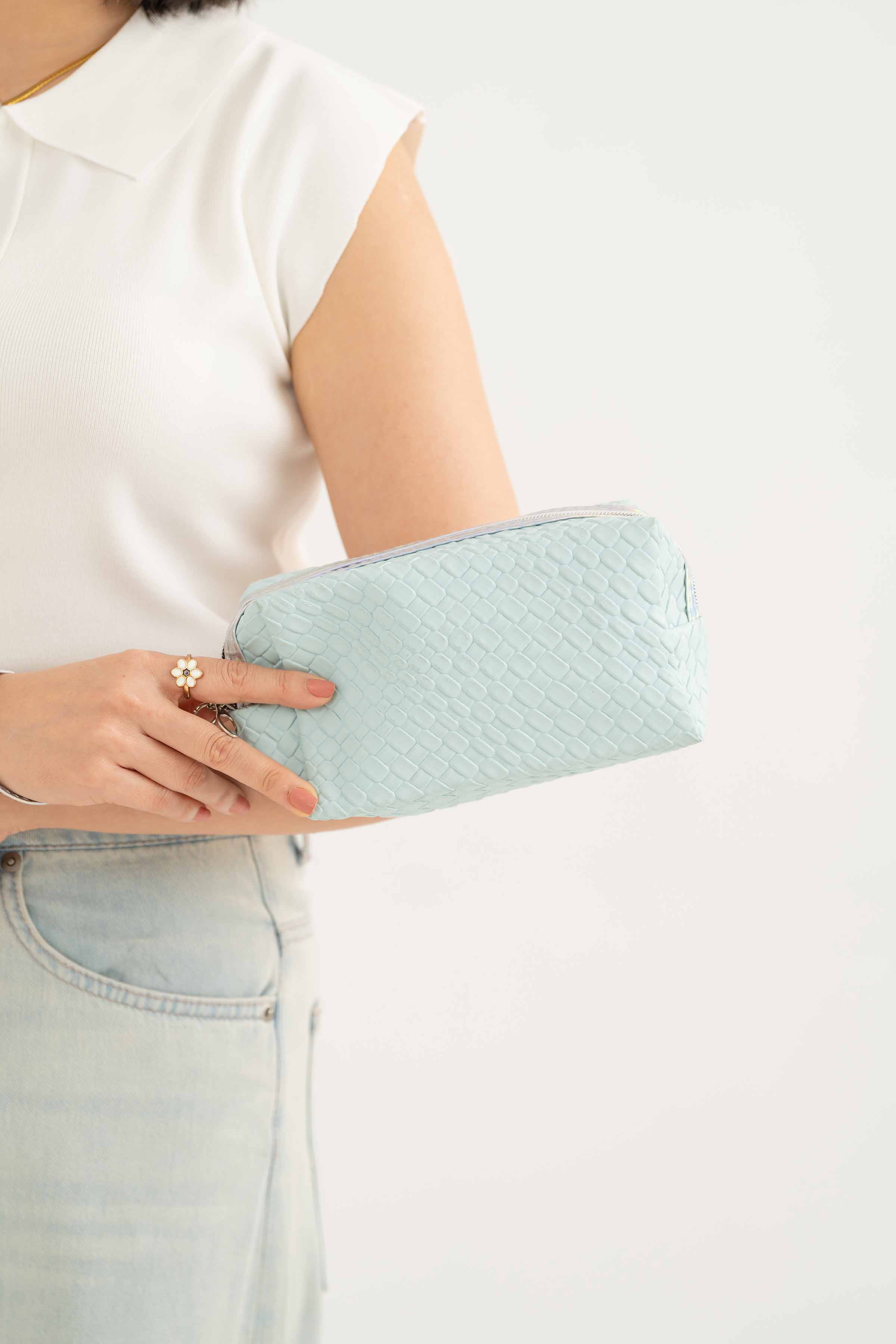 Blue Vanity Bag-442222108 for Women - Fashion Collection | Nishat | Shop Online