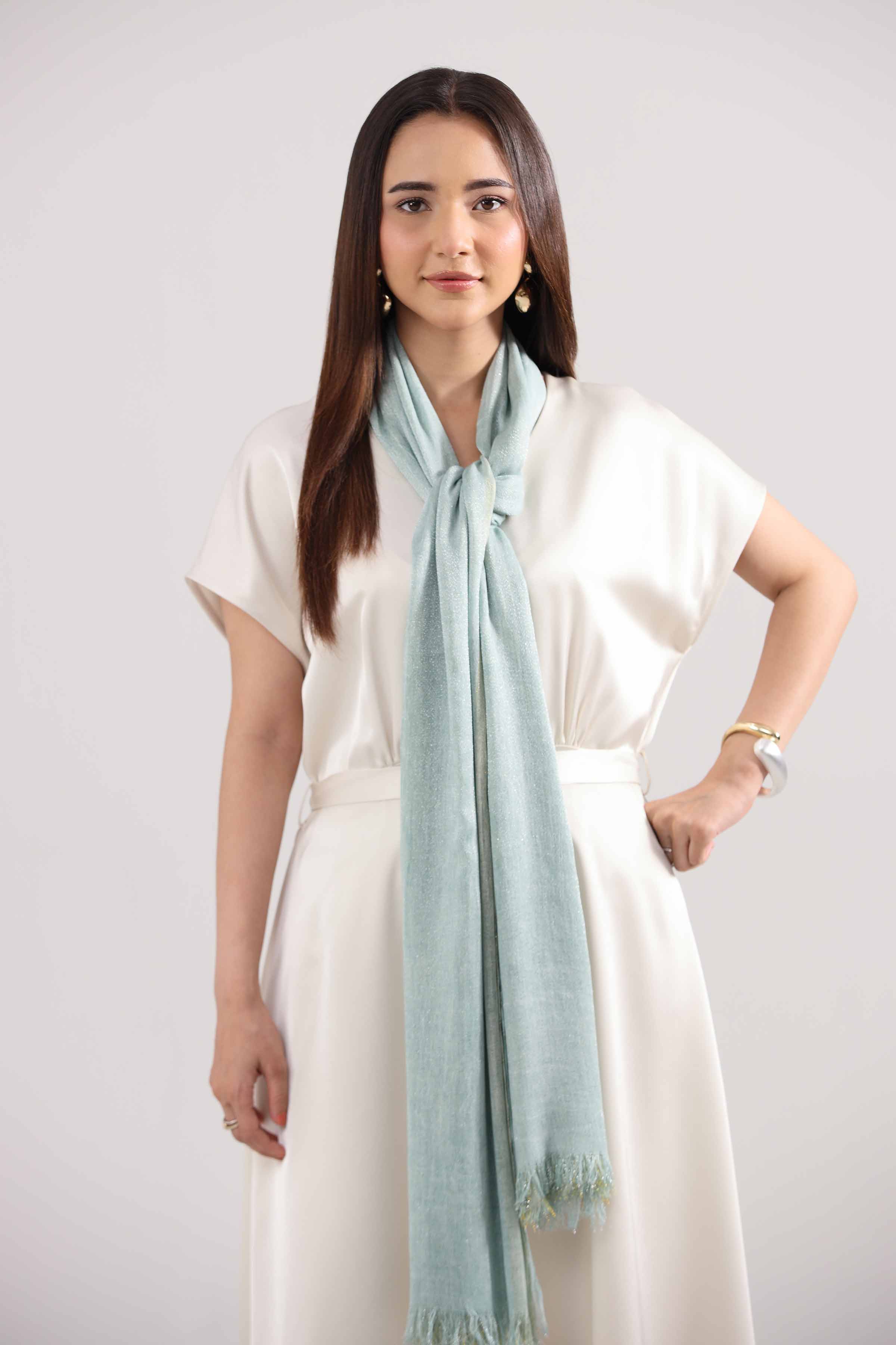 Green Women Scarf-442352104 for Women – Scarf Collection | Nishat | Shop Online