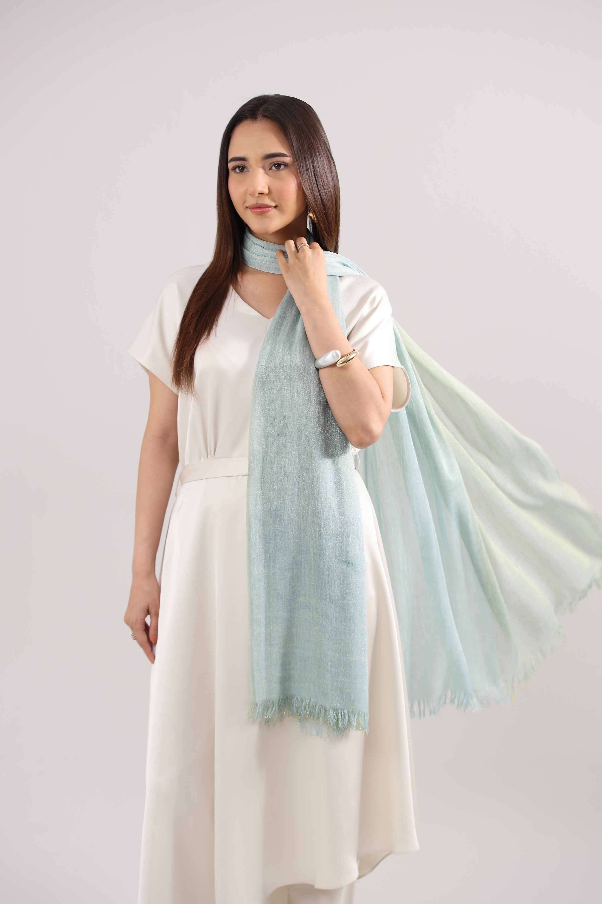 Green Women Scarf-442352104 for Women – Scarf Collection | Nishat | Shop Online