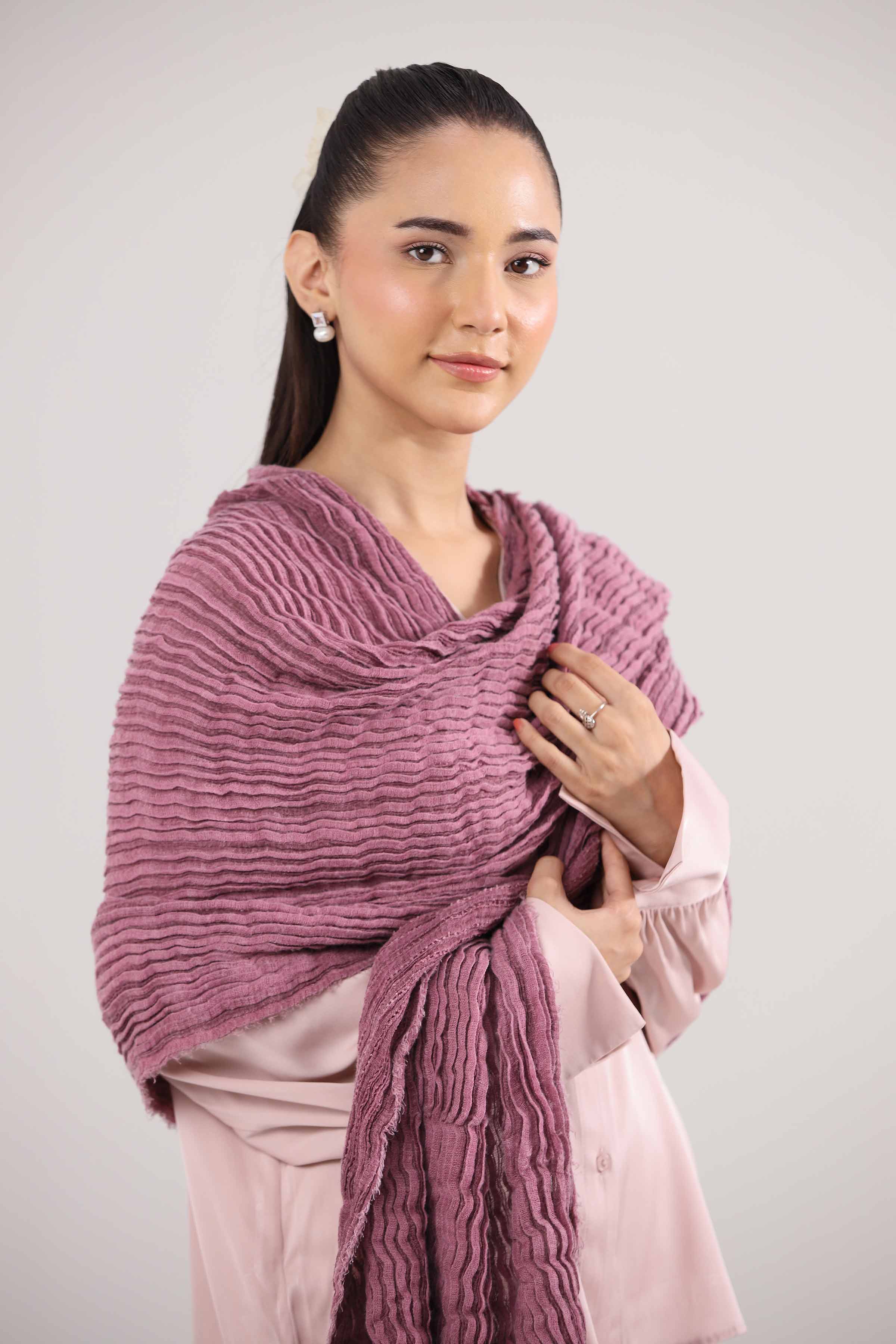 Purple Women Scarf-442392109 for Women – Scarf Collection | Nishat | Shop Online