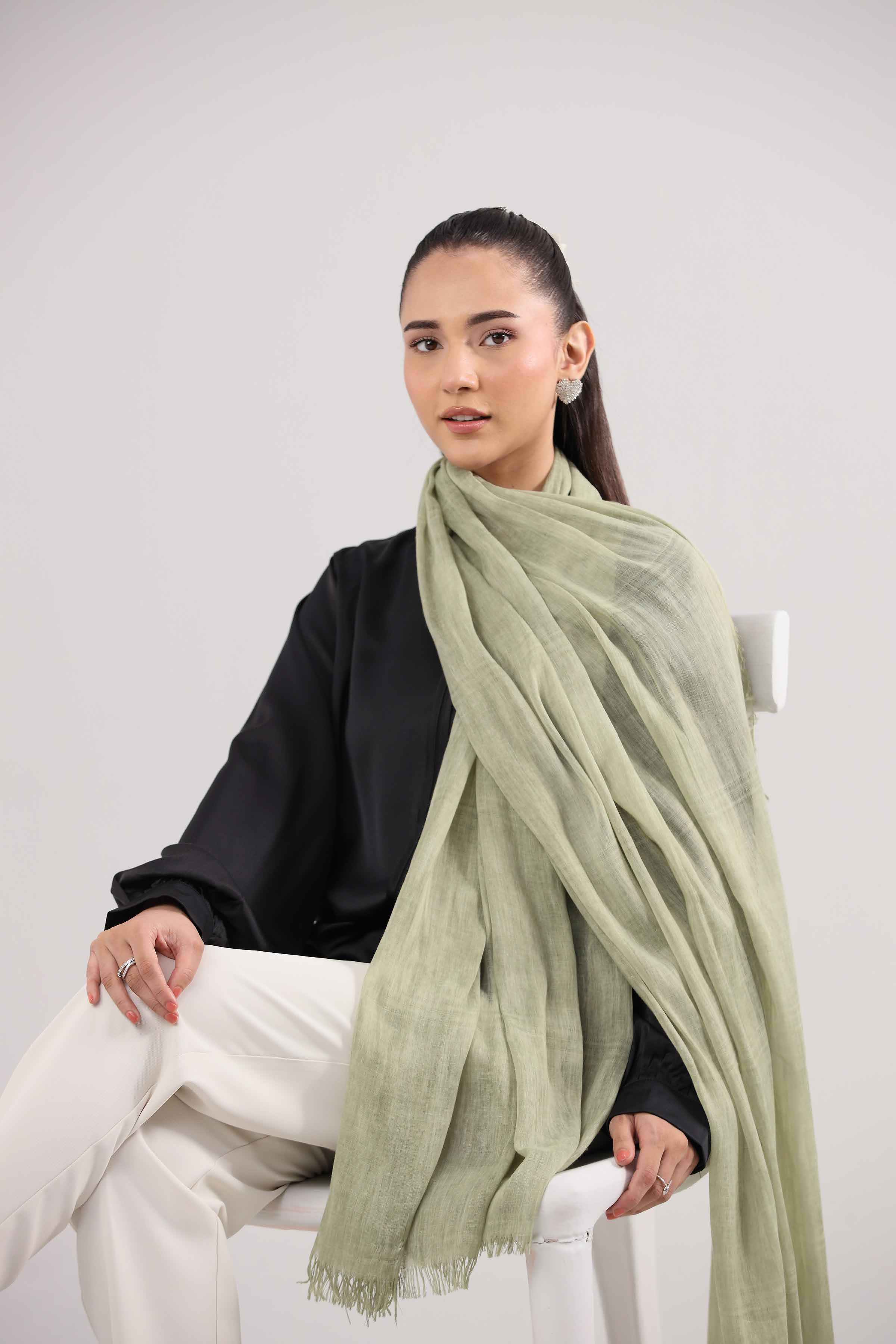 Beige Women Scarf-442392118 for Women – Scarf Collection | Nishat | Shop Online