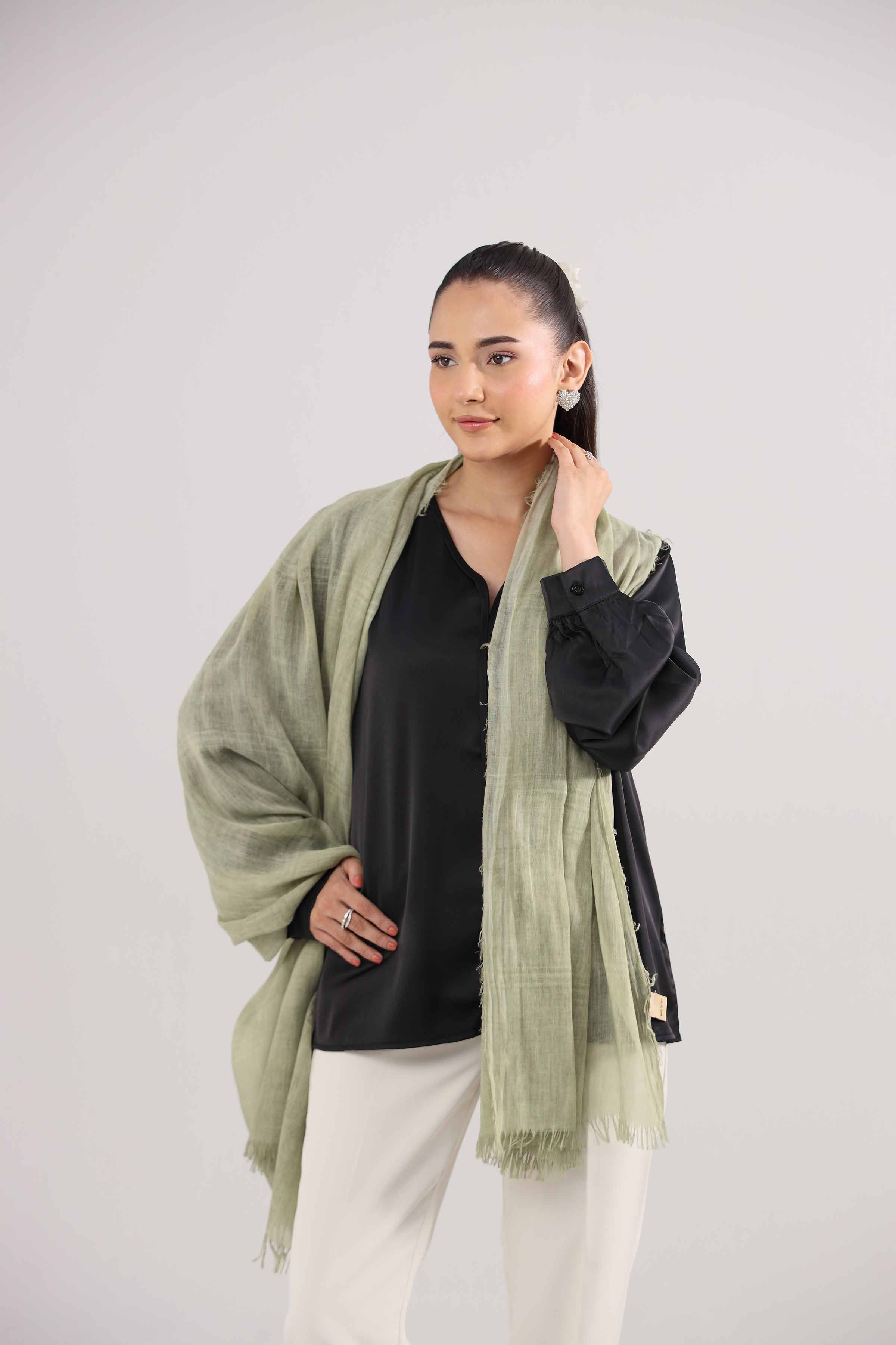 Beige Women Scarf-442392118 for Women – Scarf Collection | Nishat | Shop Online