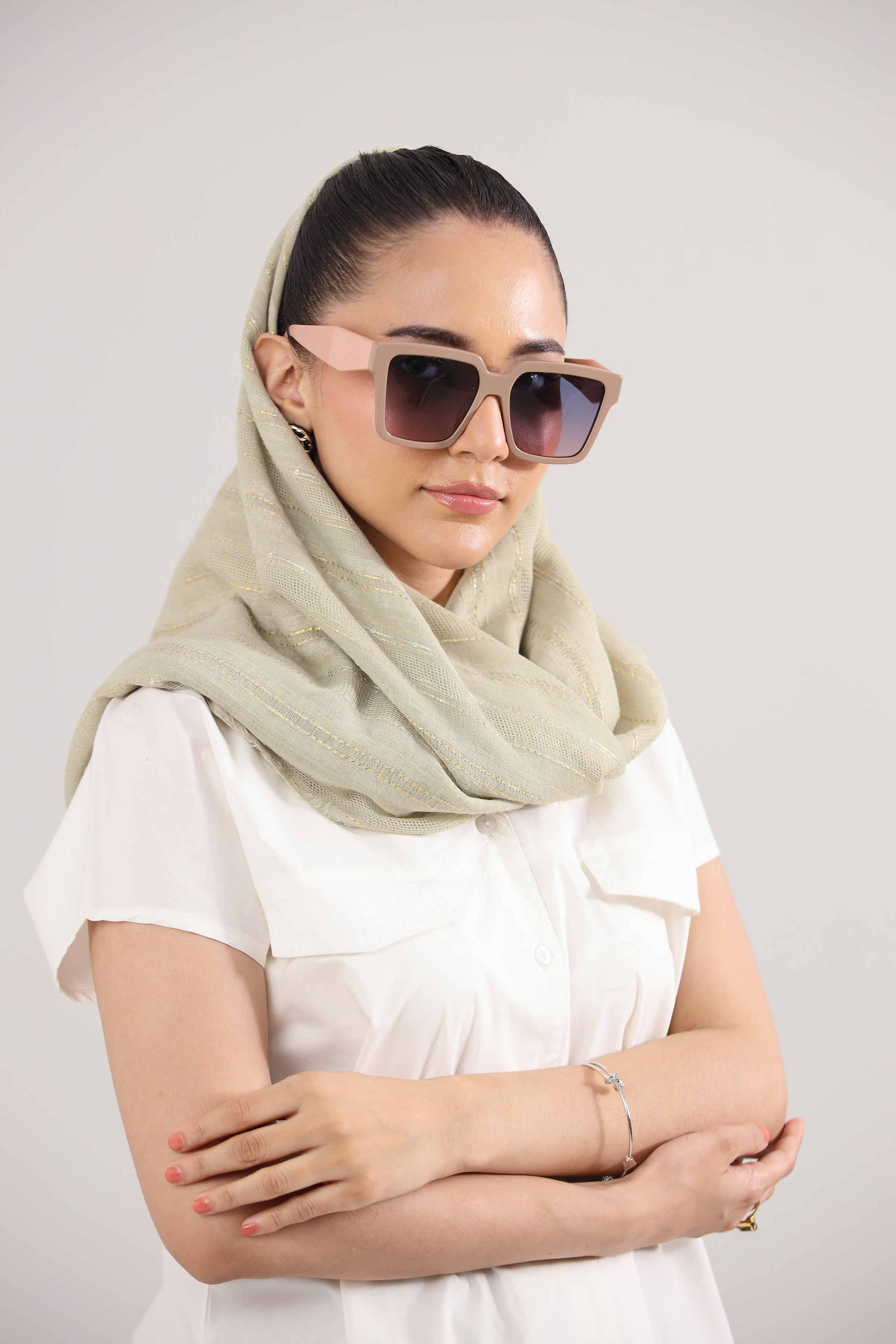 Yellow Women Scarf-442402102 for Women – Scarf Collection | Nishat | Shop Online