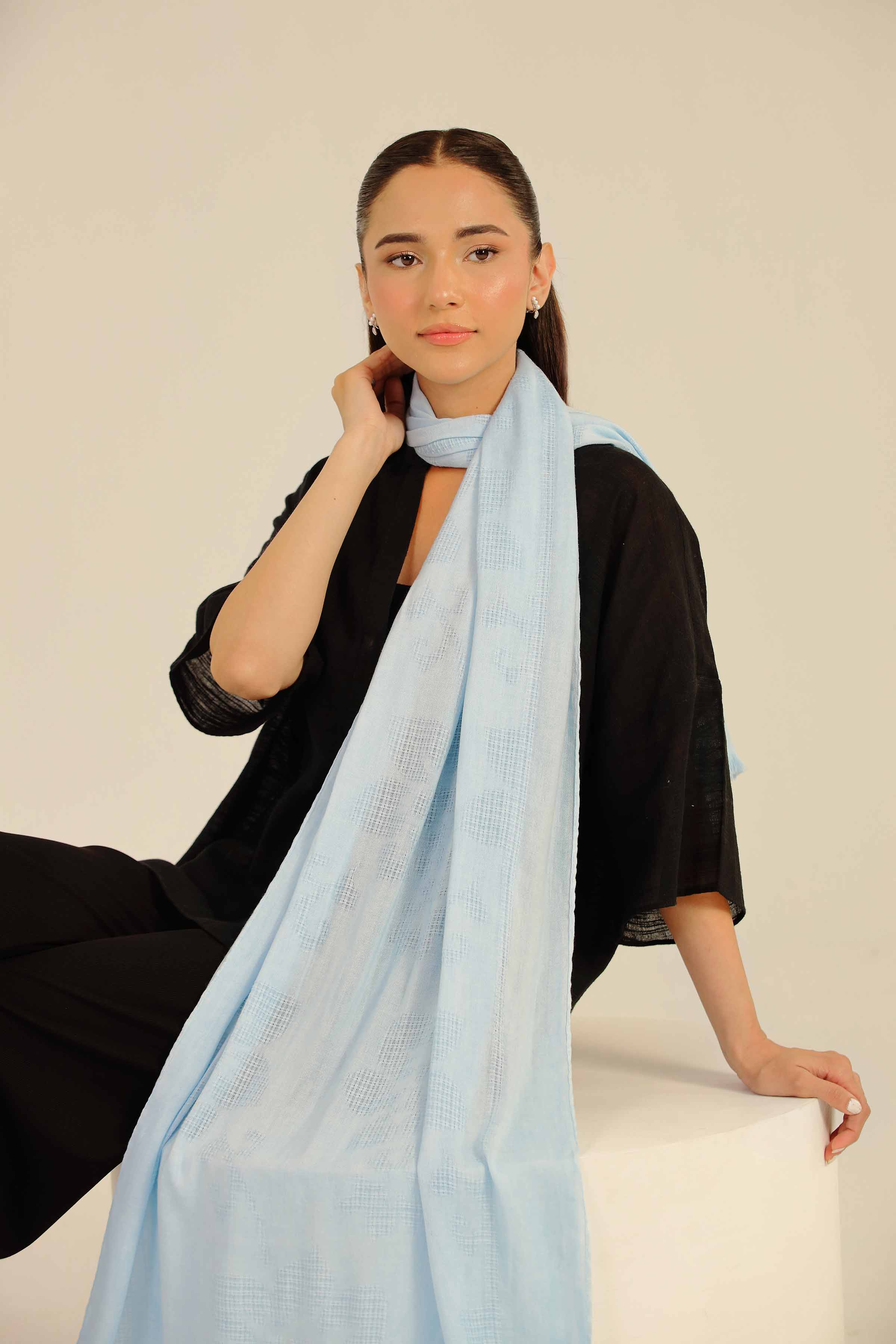 Blue Women Scarf-442692108 for Women - Fashion Collection | Nishat | Shop Online