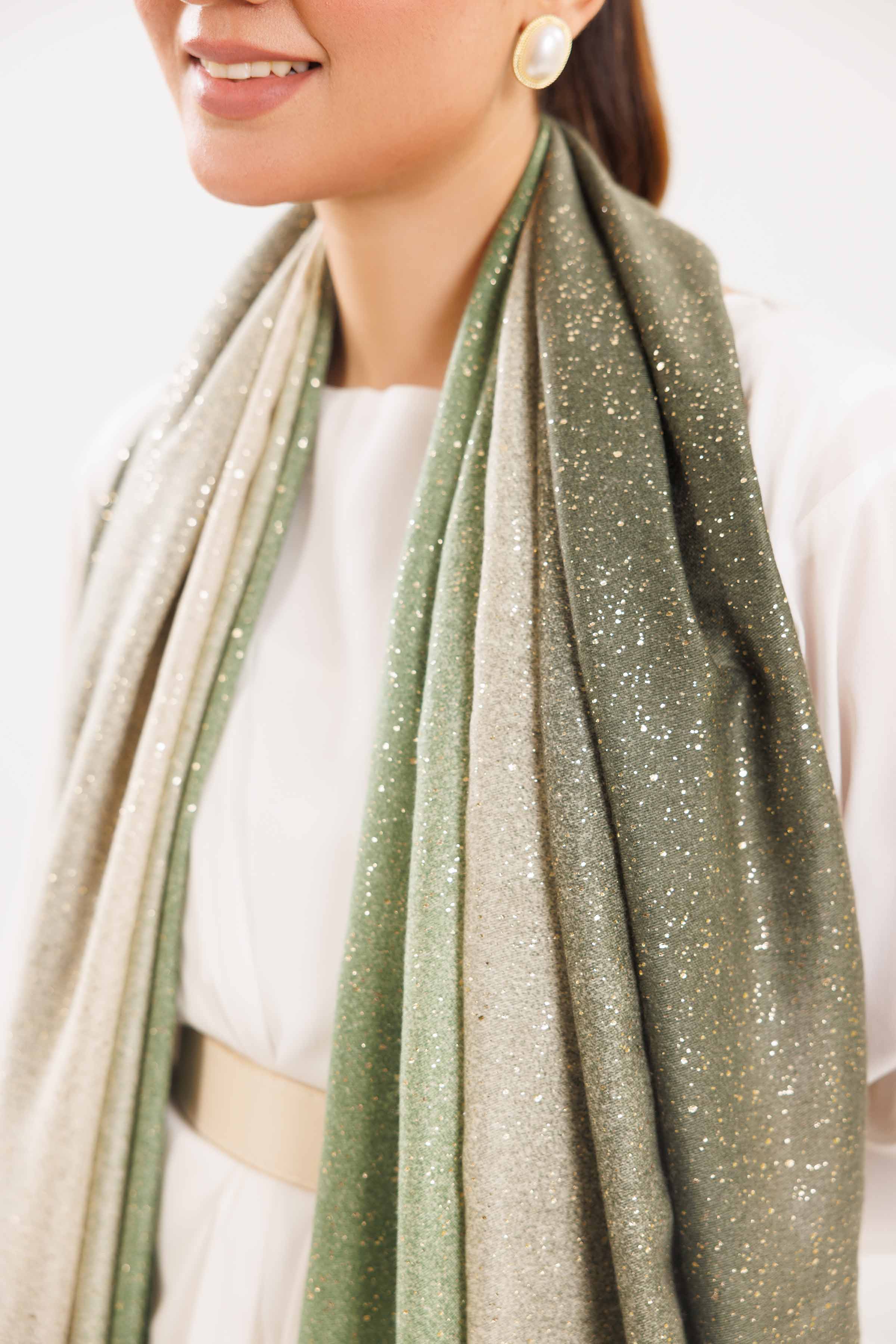 Green Women Scarf-442732104 for Women – Scarf Collection | Nishat | Shop Online