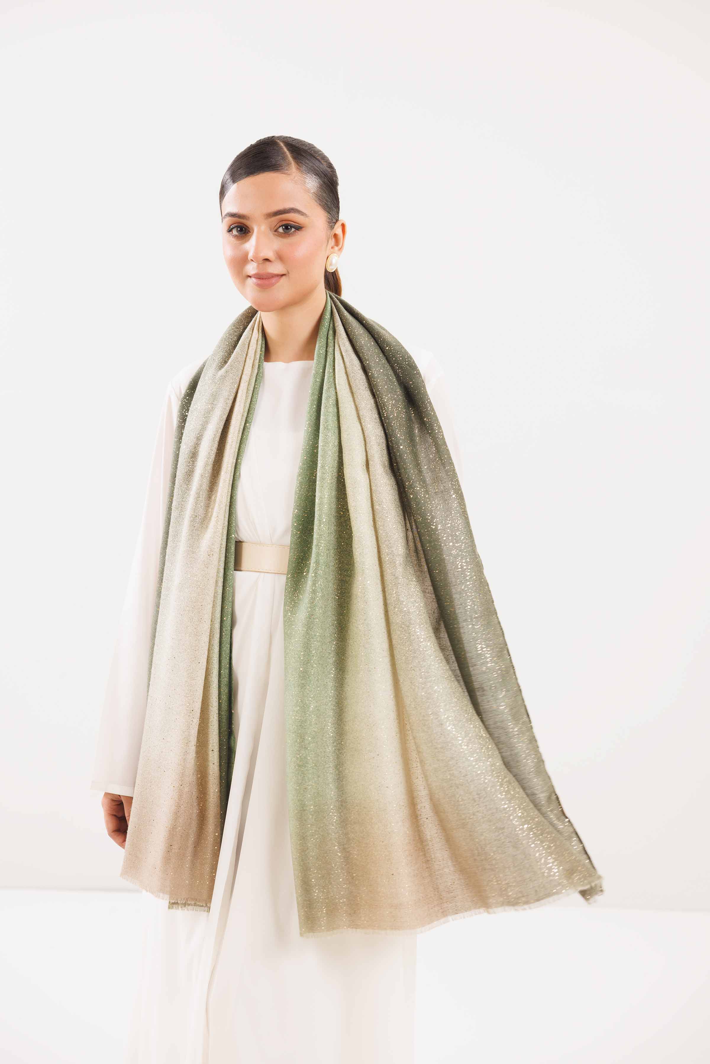 Green Women Scarf-442732104 for Women – Scarf Collection | Nishat | Shop Online