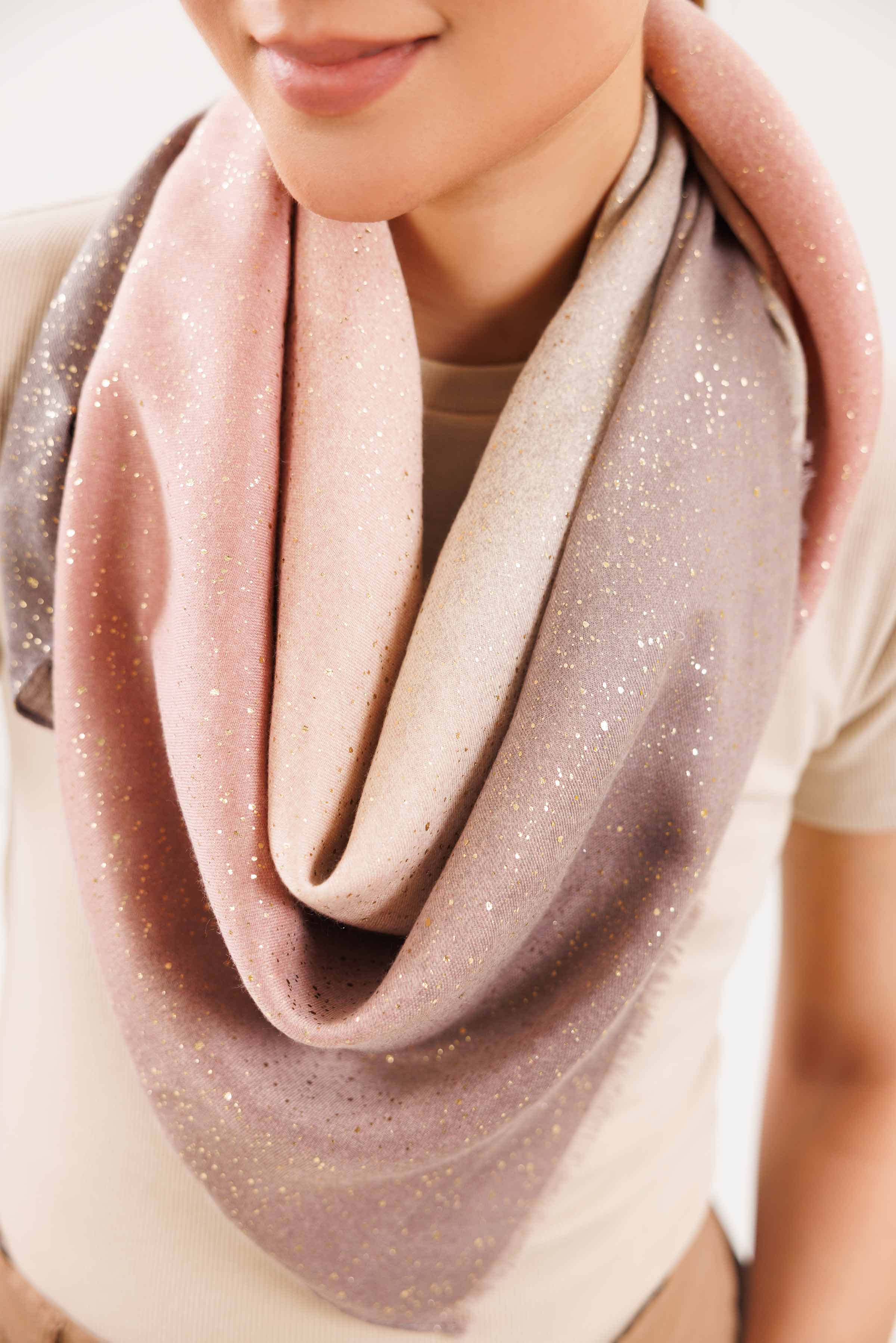 Khaki Women Scarf-442732130 for Women – Scarf Collection | Nishat | Shop Online