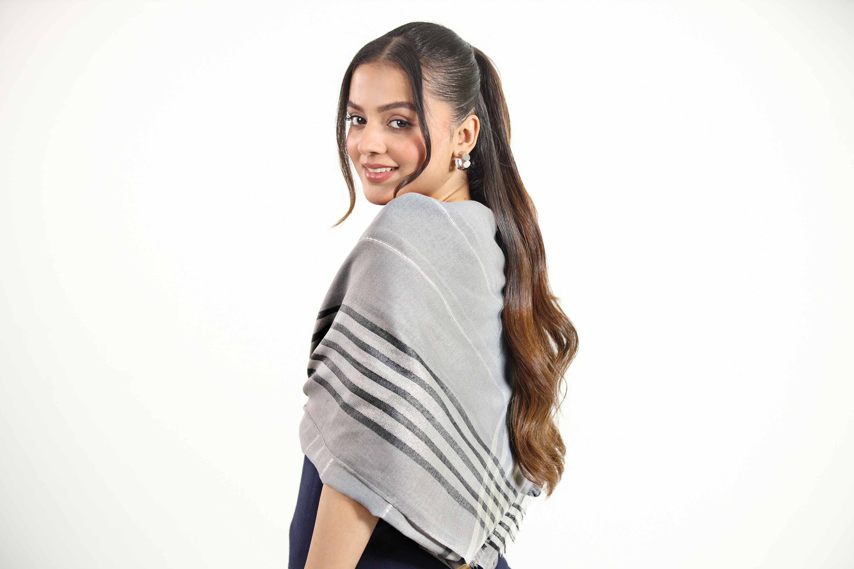 Grey Women Scarf-442762111 for Women - Fashion Collection | Nishat | Shop Online