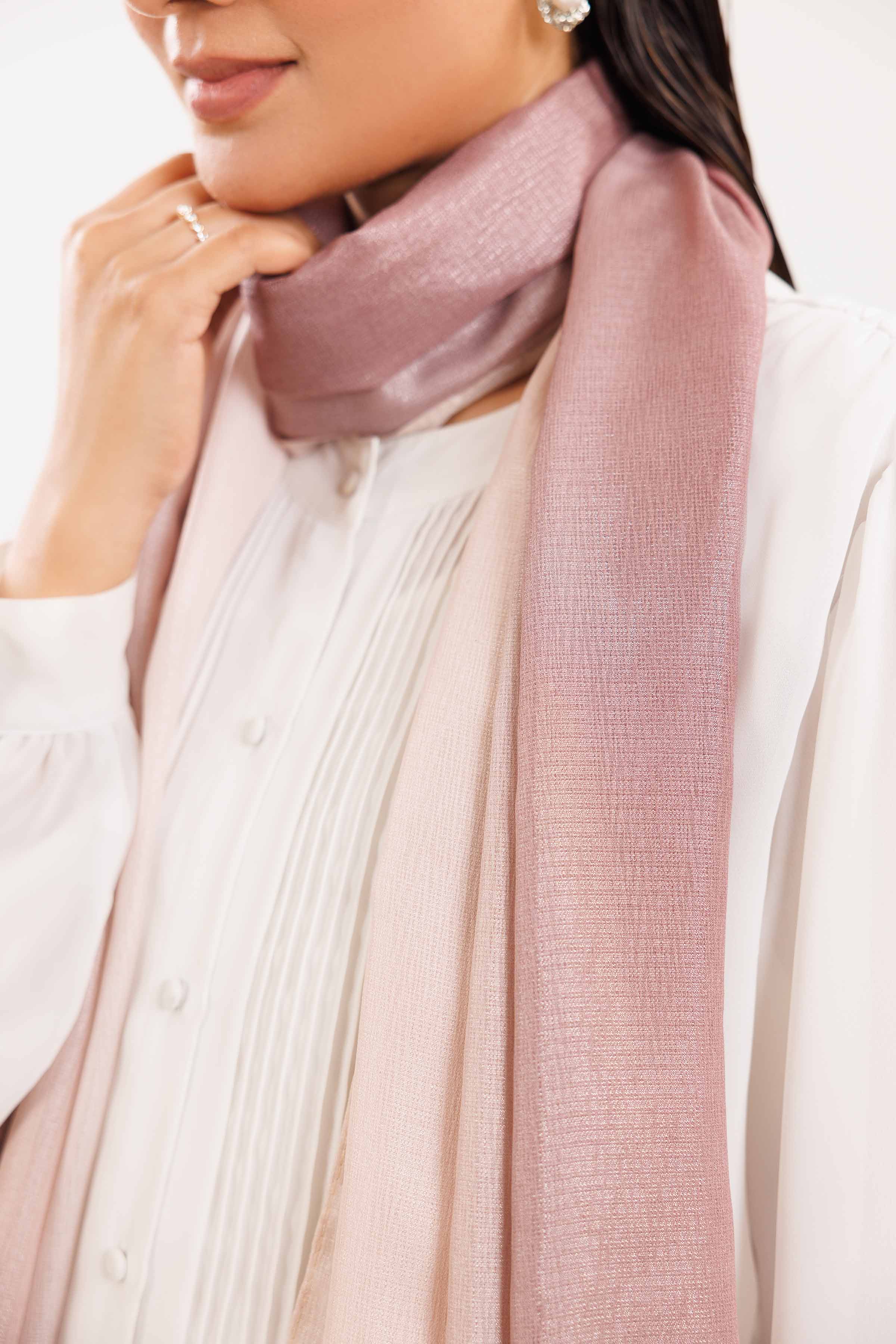 Peach Women Scarf-442772124 for Women – Scarf Collection | Nishat | Shop Online