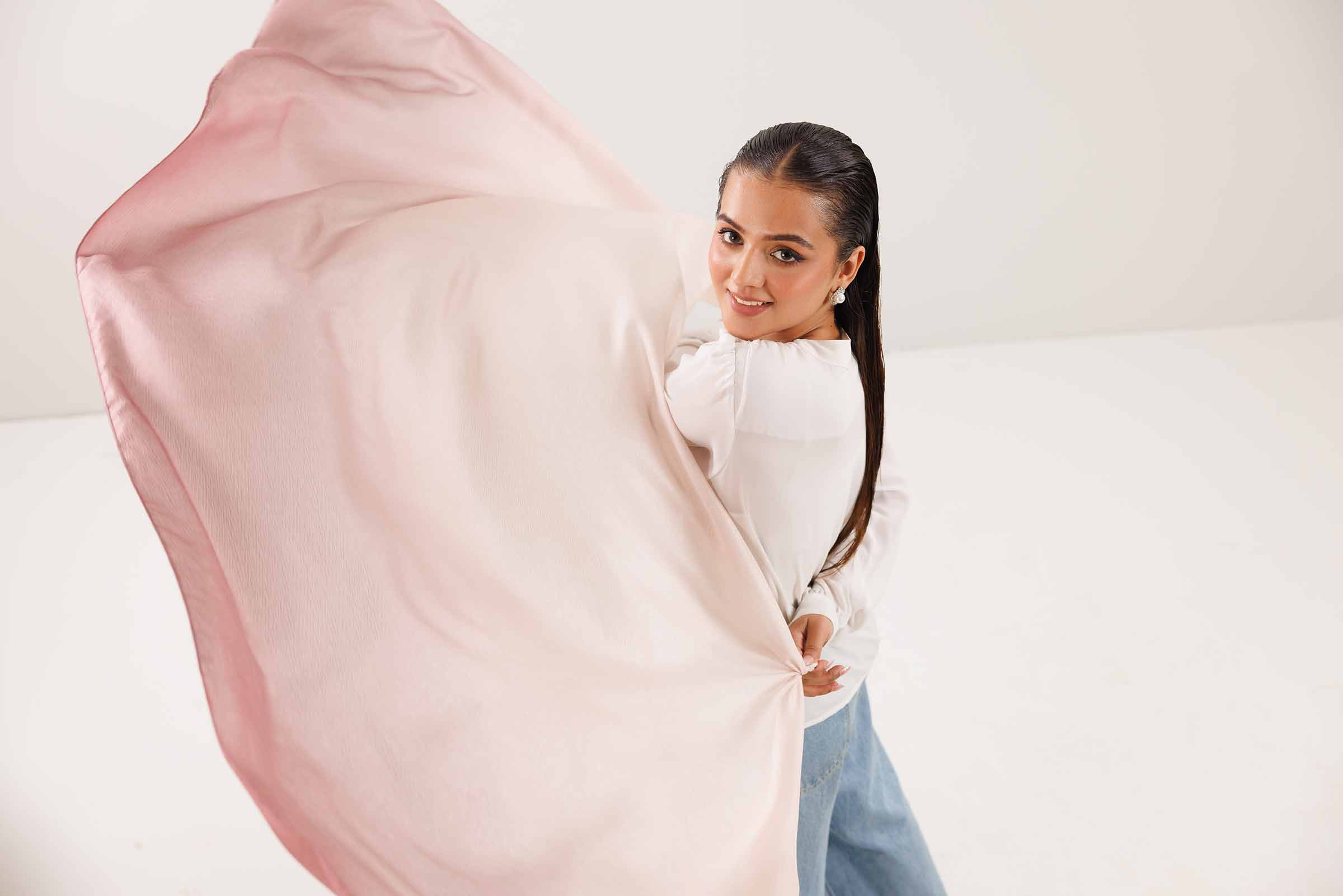 Peach Women Scarf-442772124 for Women – Scarf Collection | Nishat | Shop Online