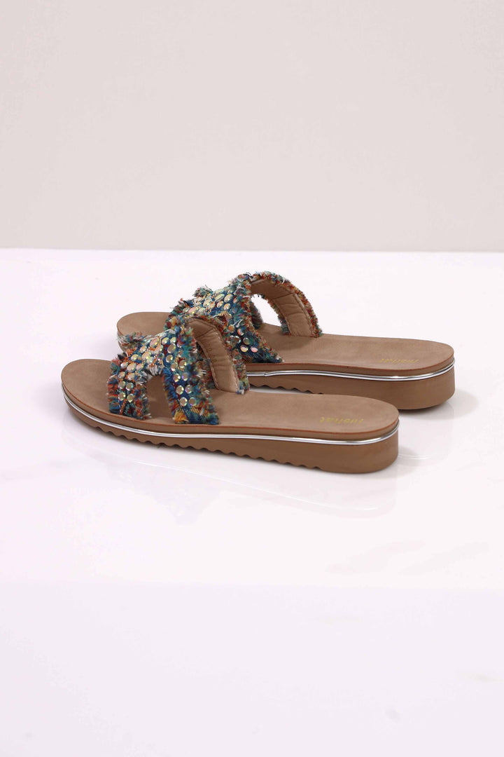 Blue Wedge-442932908 for Women - Shoes Collection | Nishat | Shop Online