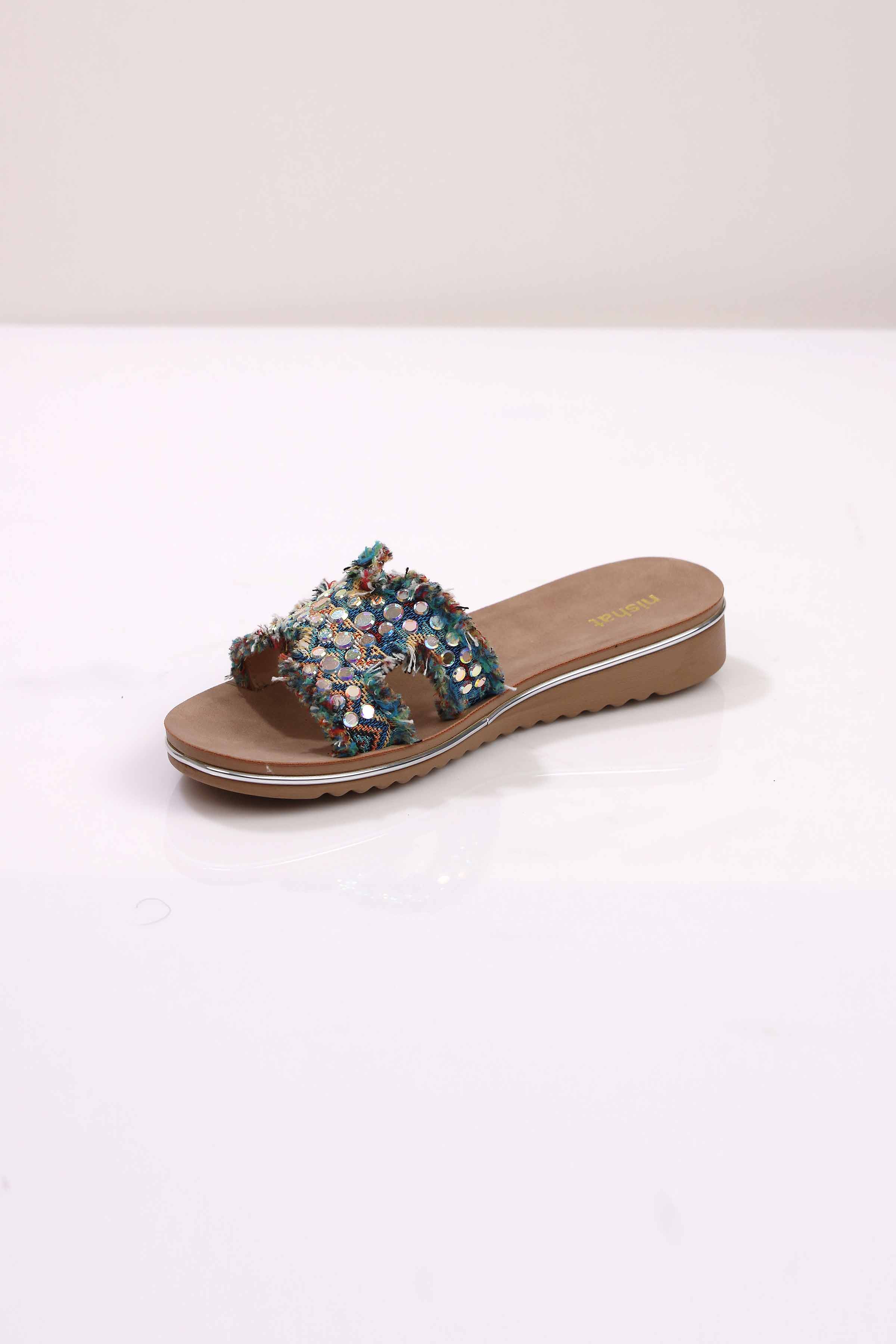 Blue Wedge-442932908 for Women - Shoes Collection | Nishat | Shop Online