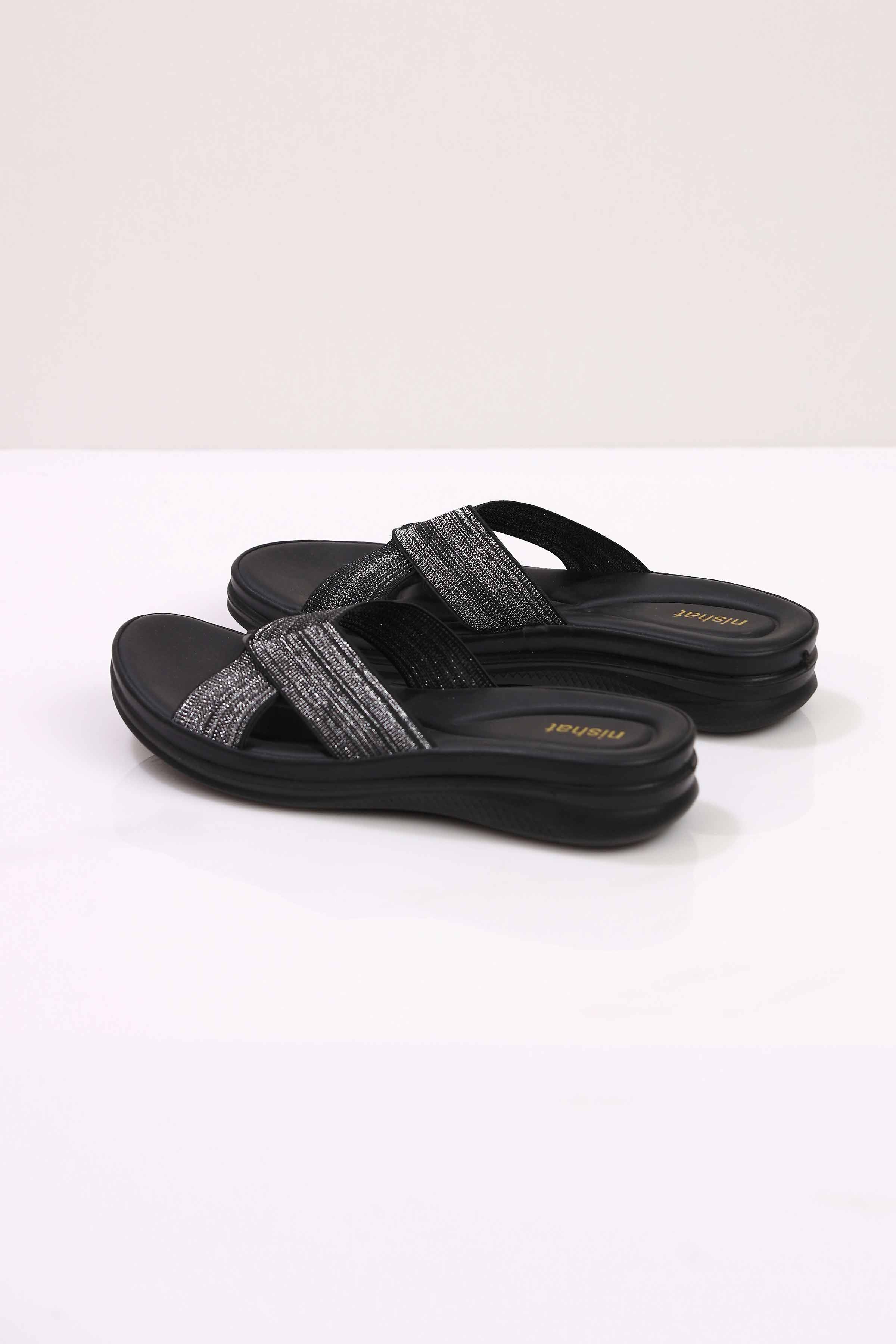 Black Wedge-442942903 for Women - Shoes Collection | Nishat | Shop Online