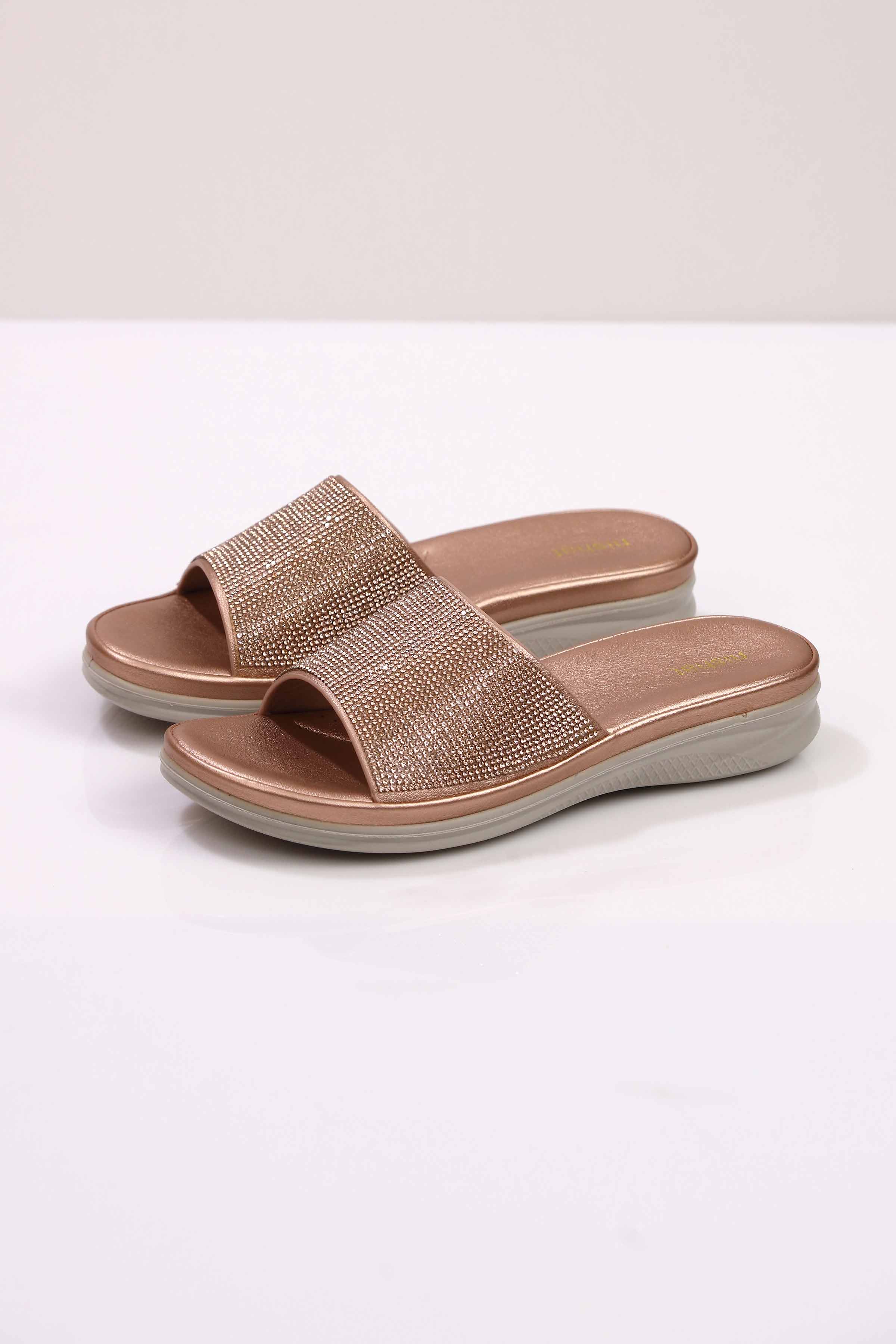 Champagne Wedge-442952916 for Women - Shoes Collection | Nishat | Shop Online