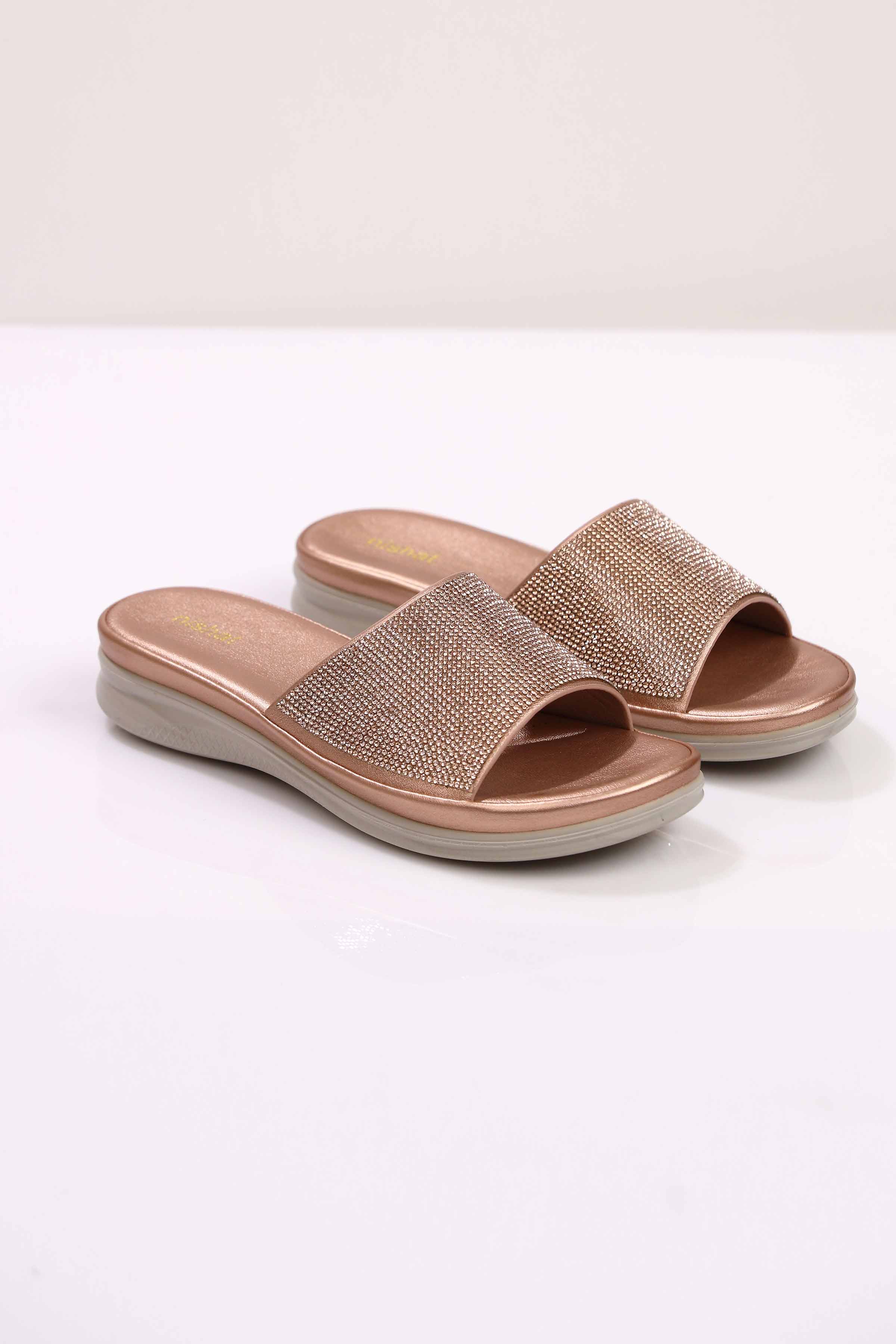 Champagne Wedge-442952916 for Women - Shoes Collection | Nishat | Shop Online