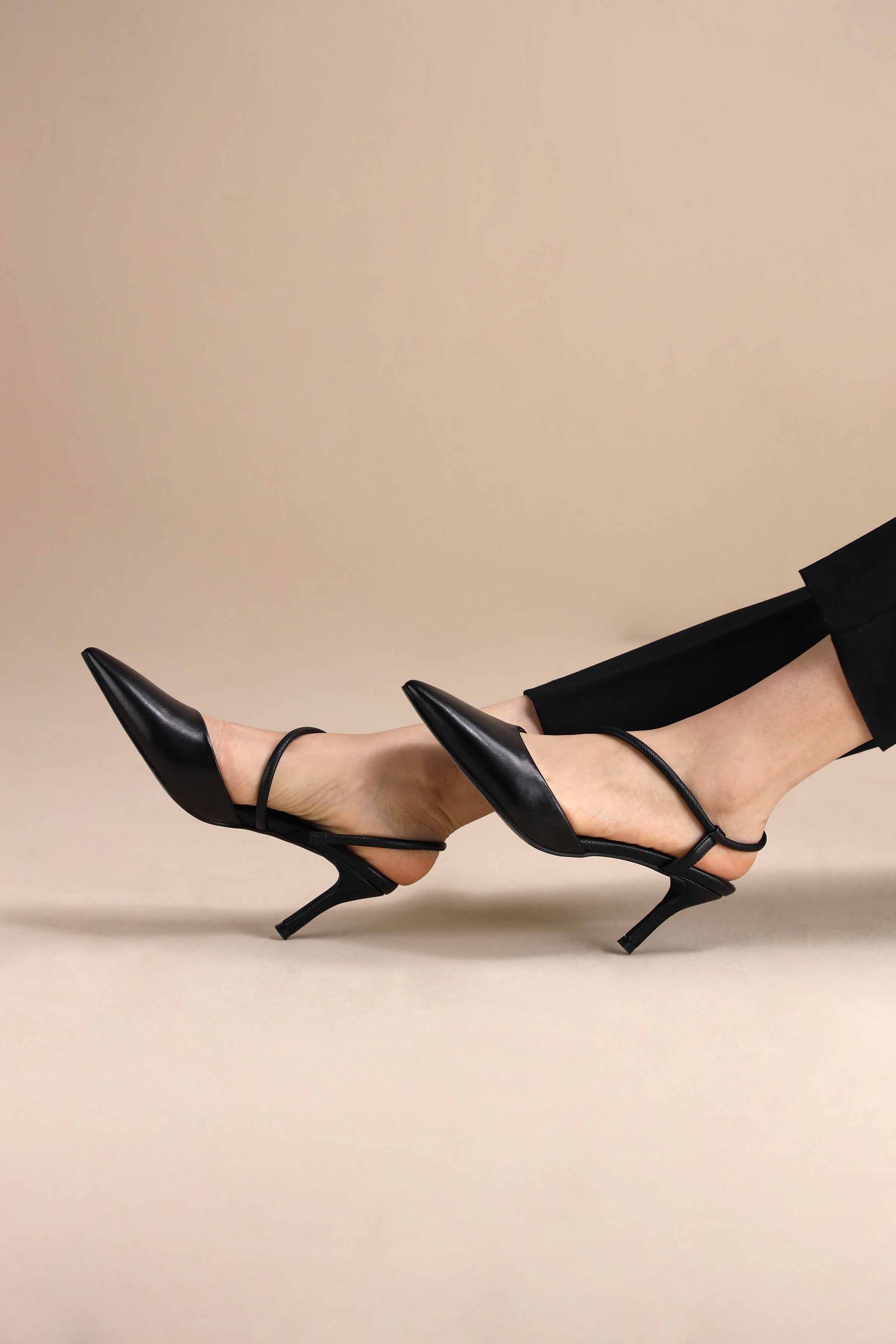 Black Pumps Heels-442992903 -  for Women - Shoes Collection | Nishat | Shop Online