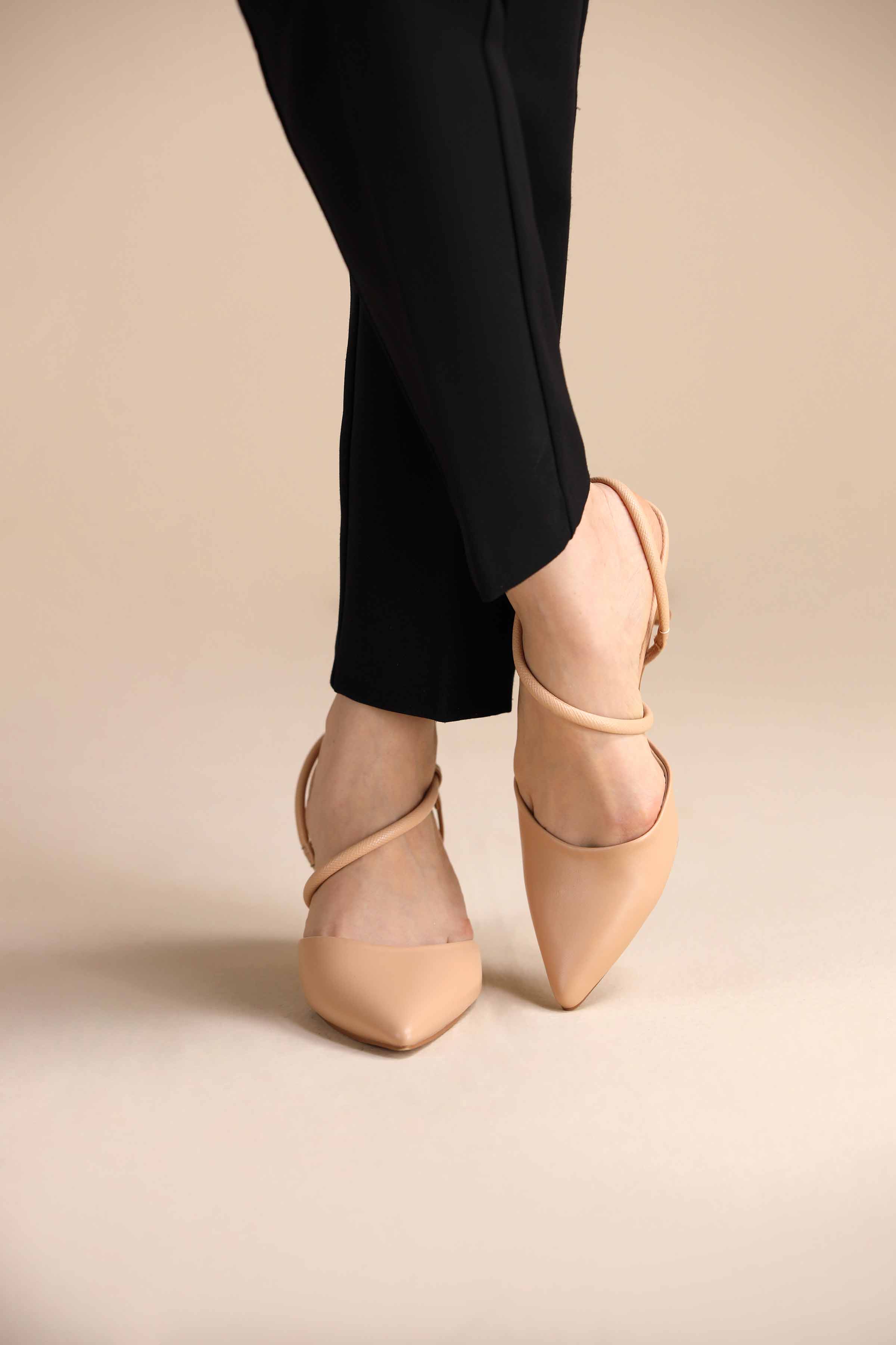 Beige Pumps Heels-442992918 -  for Women - Shoes Collection | Nishat | Shop Online