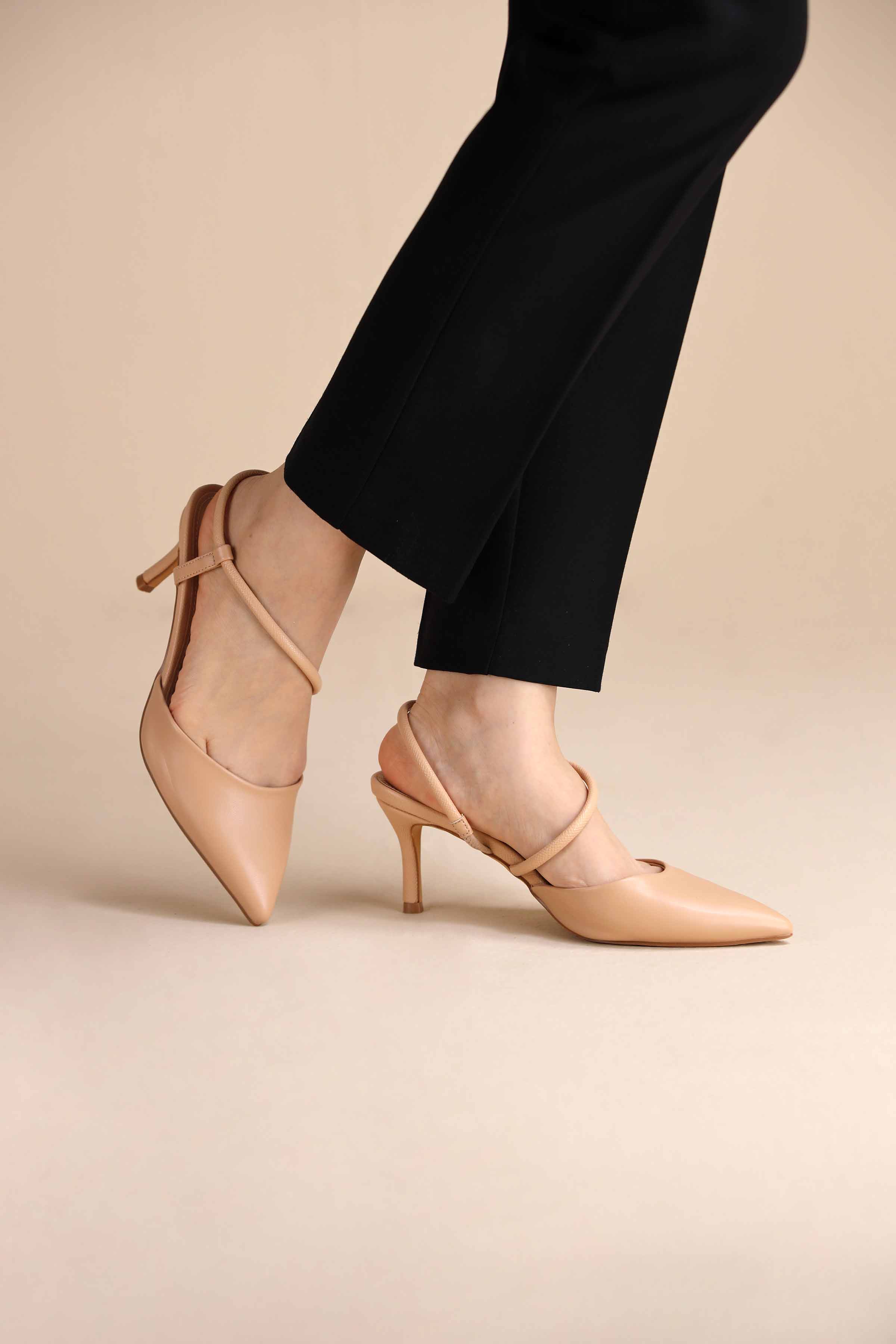 Beige Pumps Heels-442992918 -  for Women - Shoes Collection | Nishat | Shop Online