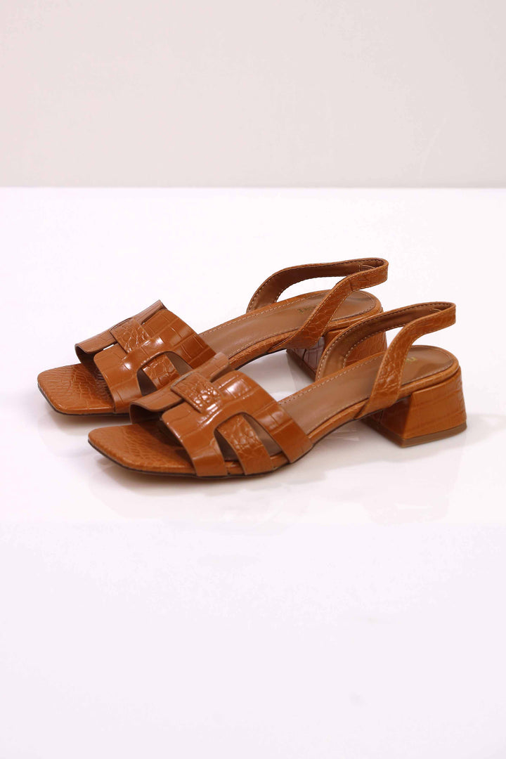 Camel Block Heels-443022929 for Women - Shoes Collection | Nishat | Shop Online