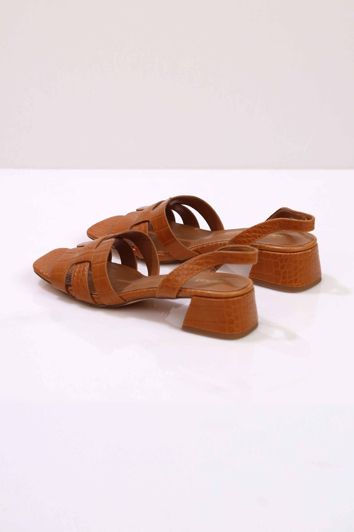 Camel Block Heels-443022929 for Women - Shoes Collection | Nishat | Shop Online