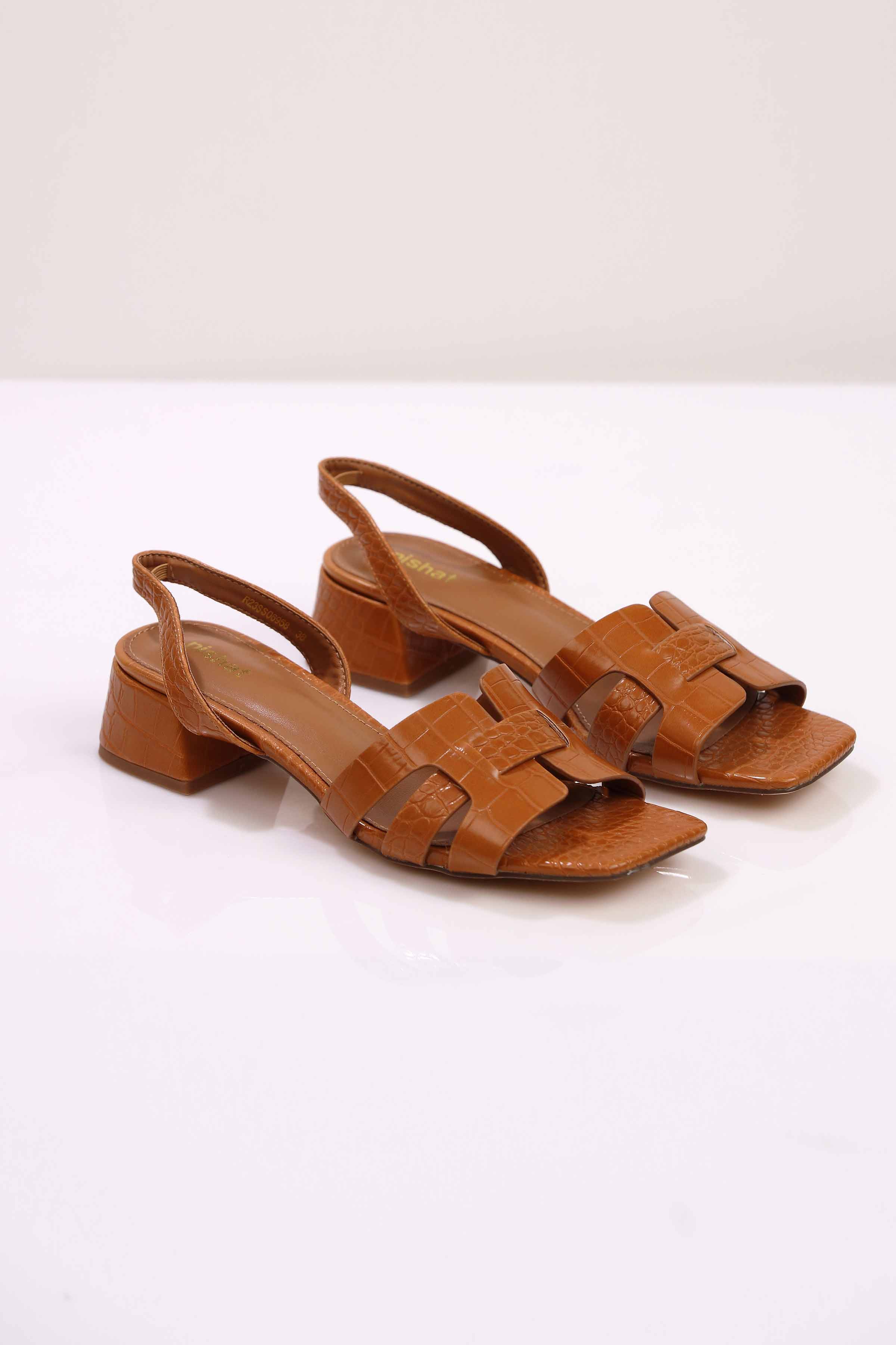 Camel Block Heels-443022929 for Women - Shoes Collection | Nishat | Shop Online
