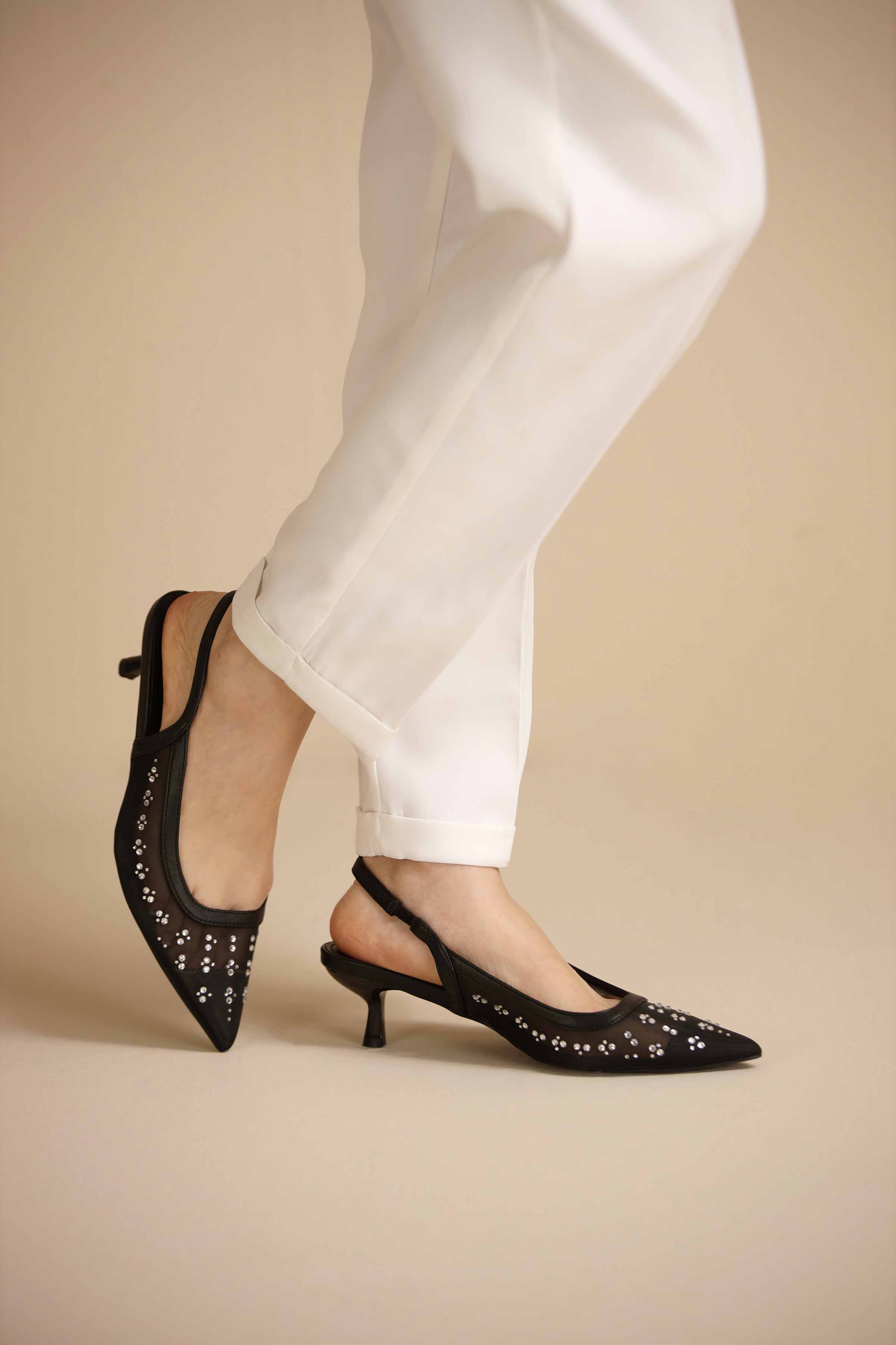 Black Pumps Heels-443042903 -  for Women - Shoes Collection | Nishat | Shop Online